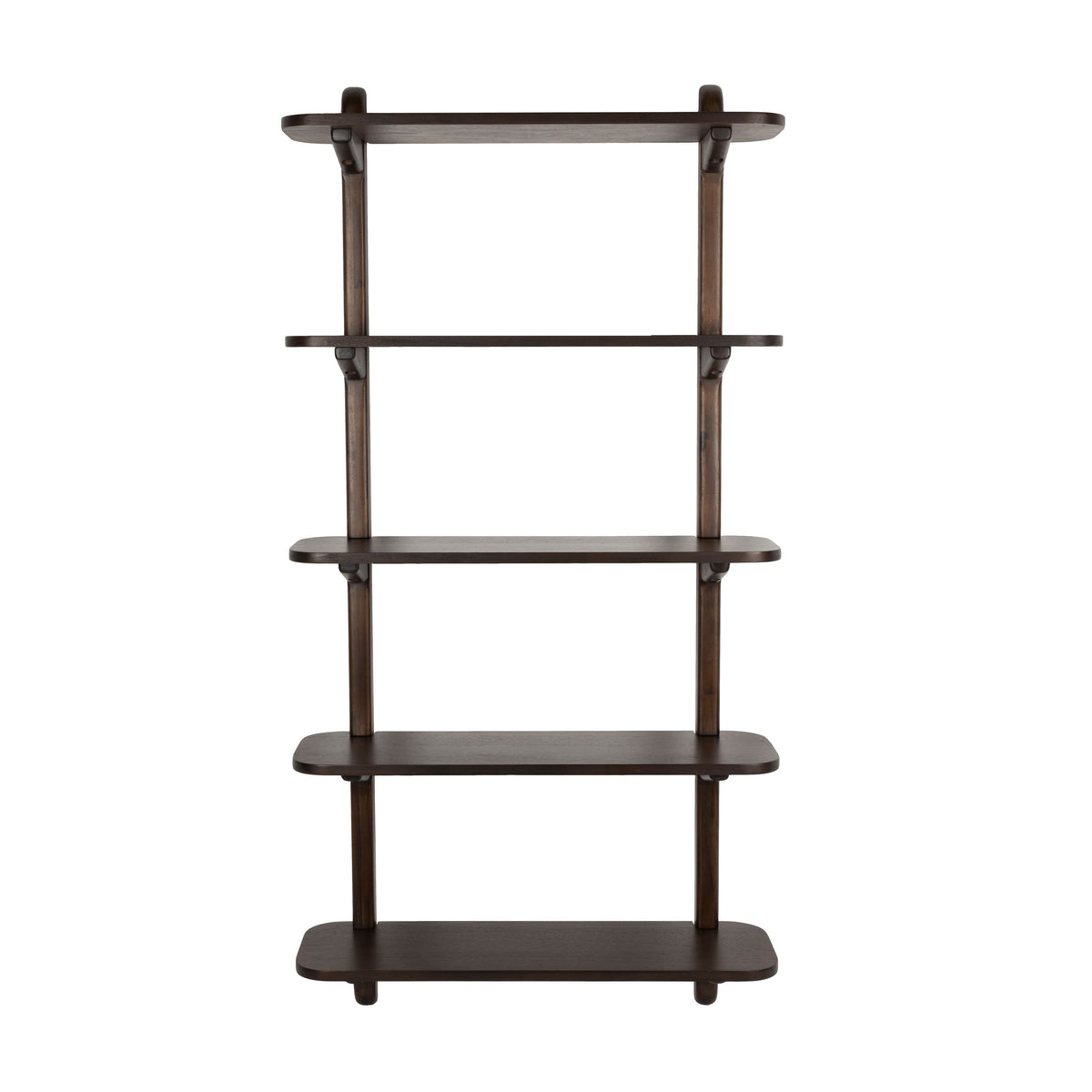 Zuiver Hogar Wandkast/ Wandplanken Donkerbruin