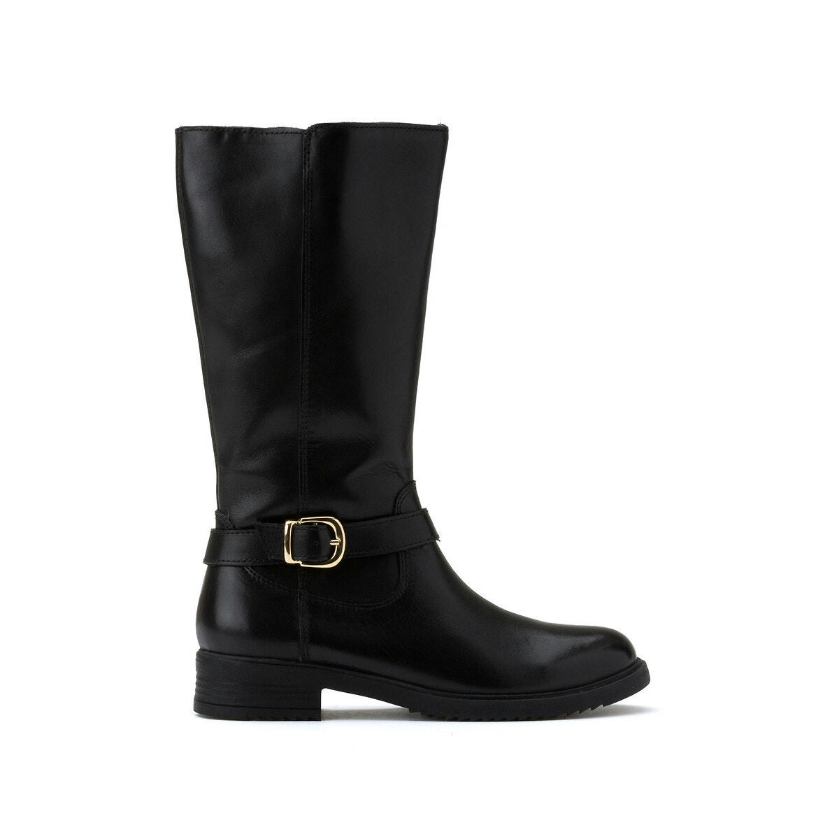 Bottes en cuir zippées esprit cavalière