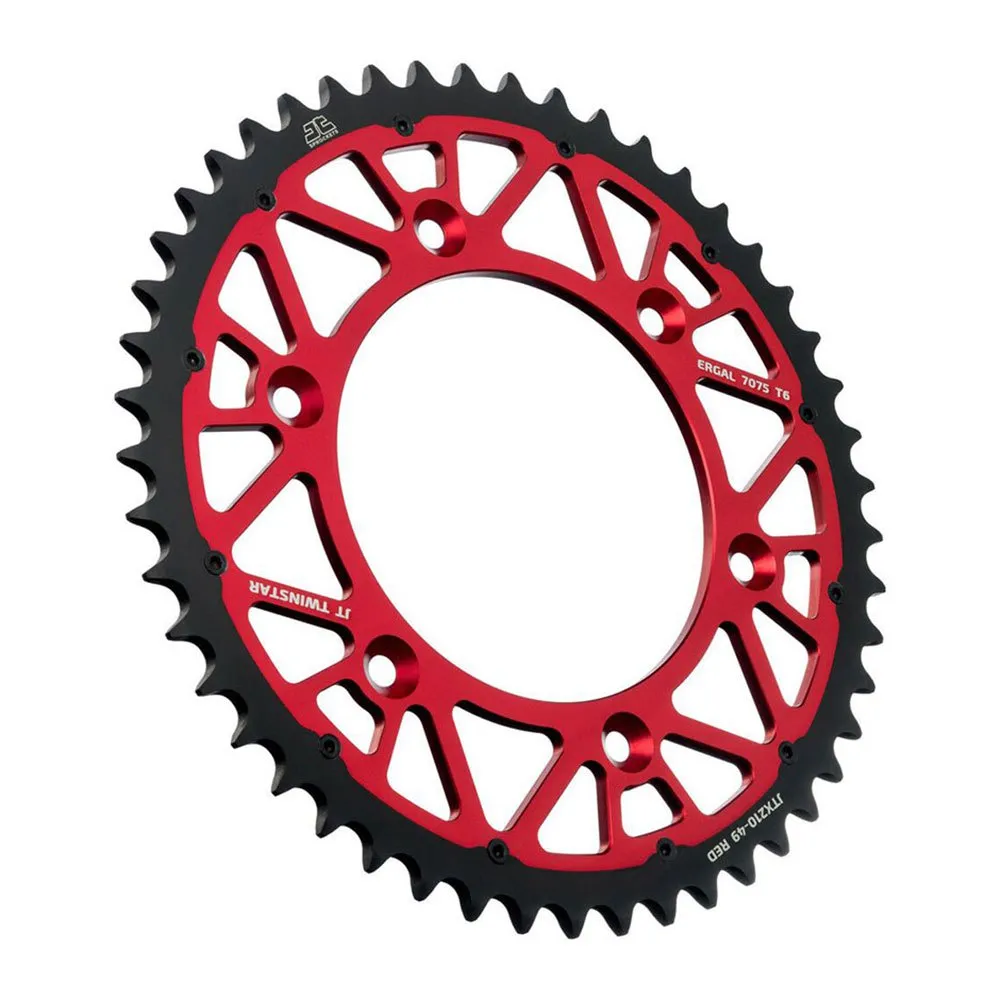 Jt Sprockets Honda JTX210.49RED Steel rear sprocket