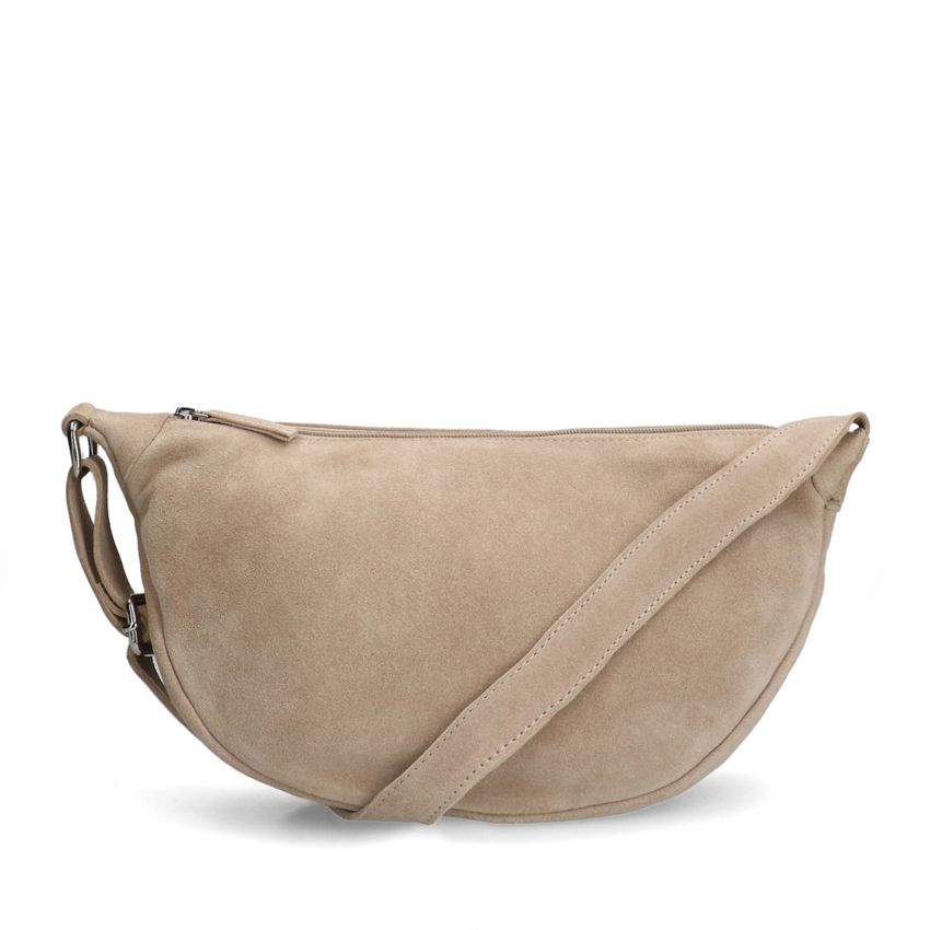 Manfield Beige suède bum bag