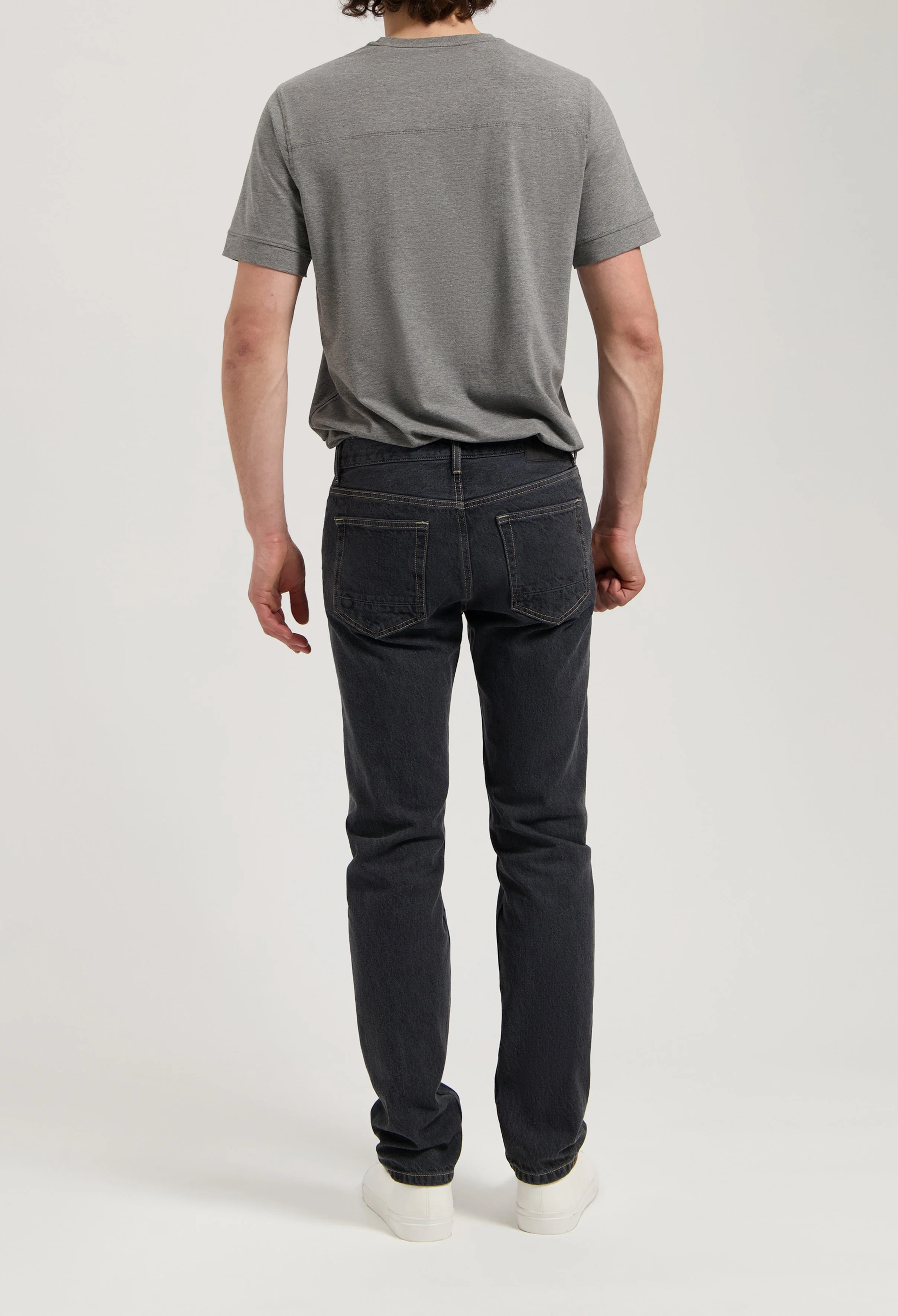 John Mid Straight - Medium Black