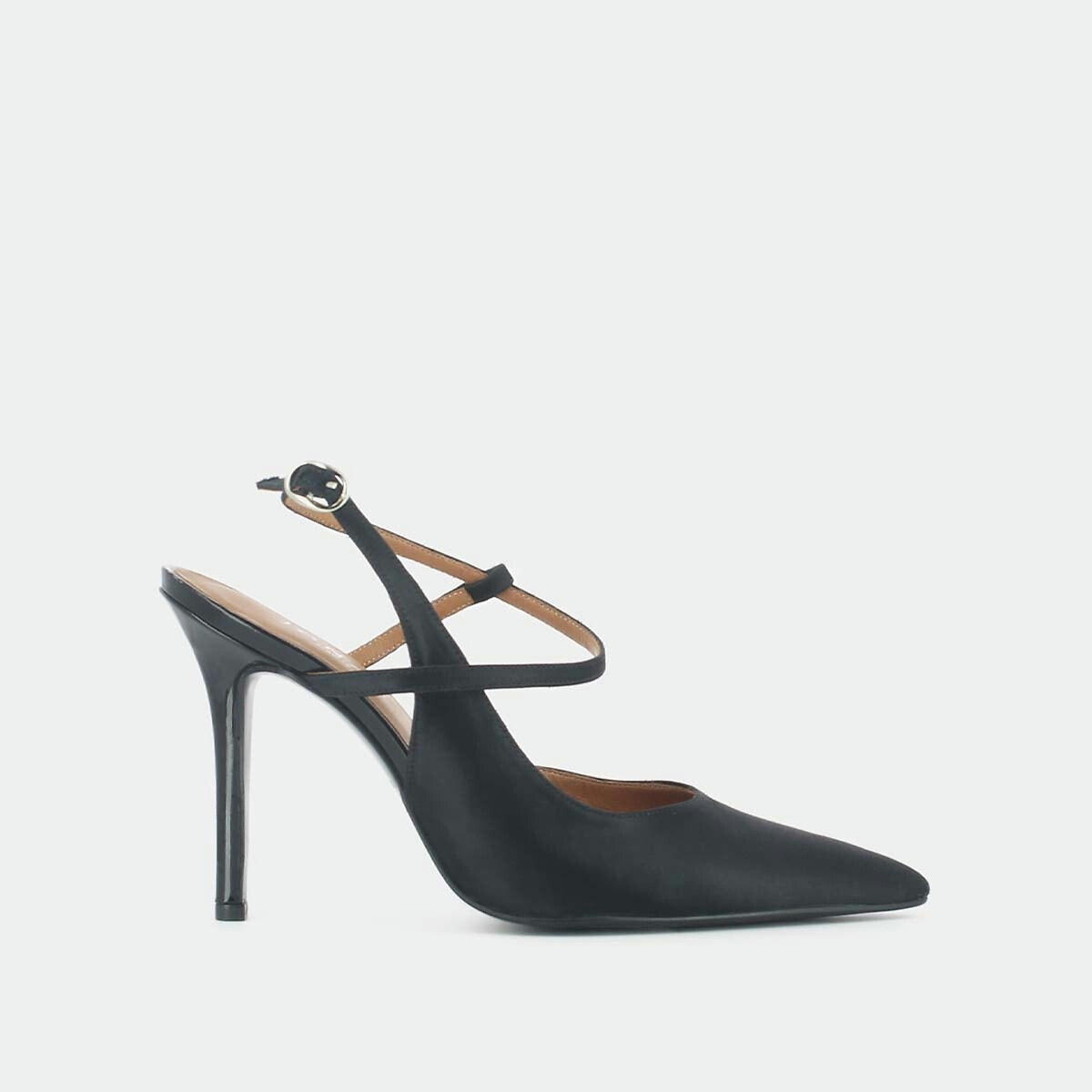 Escarpins slinback en satin Dinette