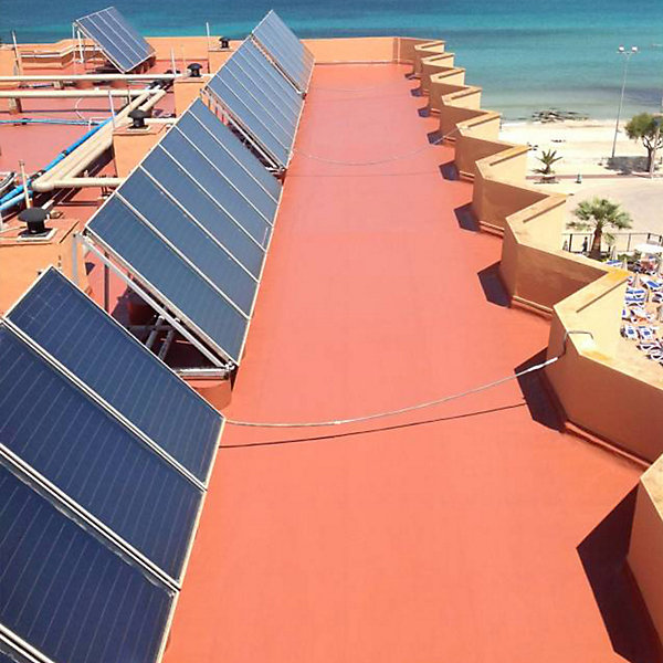 Caoutchouc Polyuréthane Liquide avec Catalyseur (25 kg - Brique). Imperméabilisation pour terrasses et toitures praticables