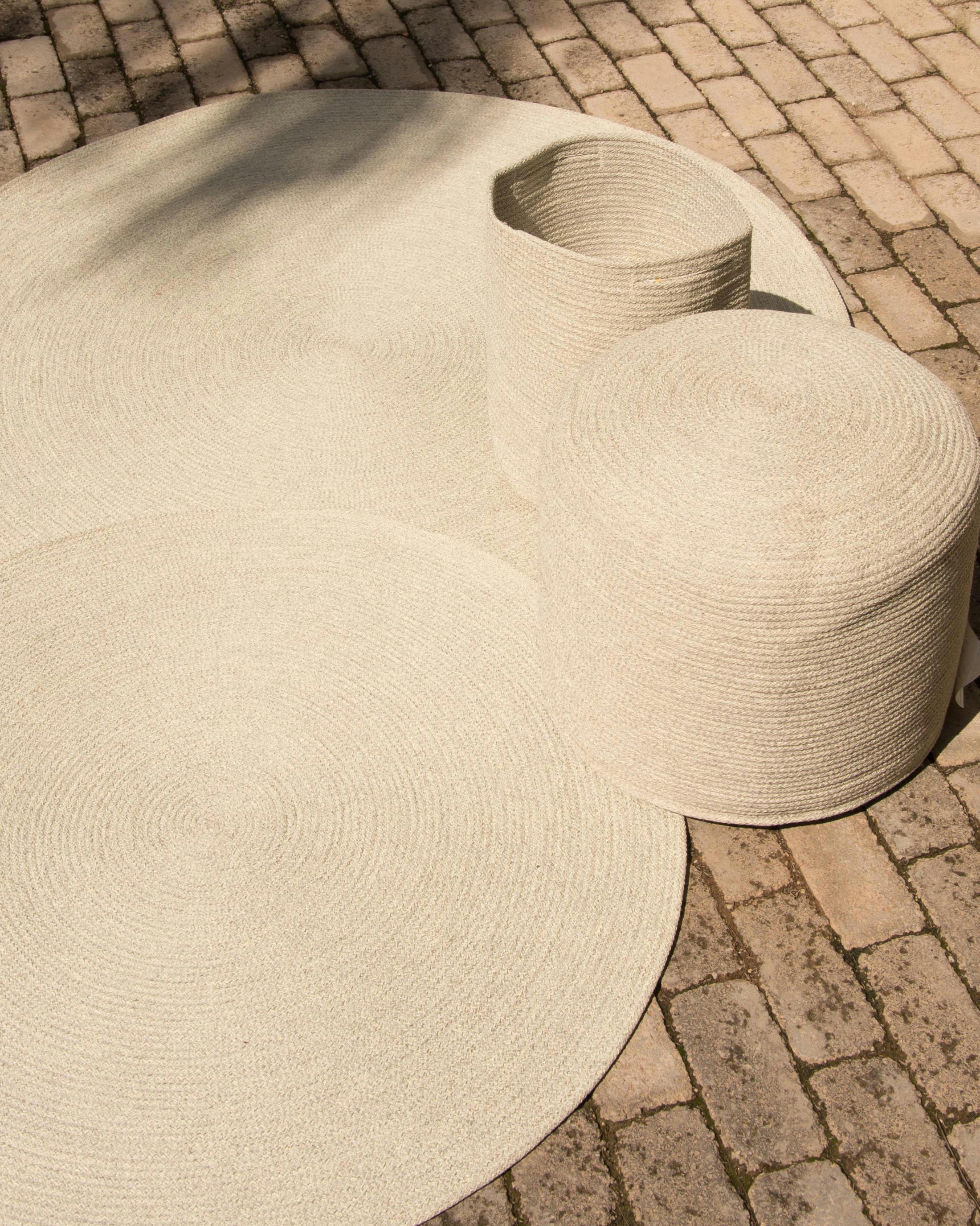 IN&OUT BASKET - Panier Beige clair pour intérieur et exterieur