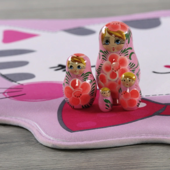 Kinder-Teppich »Mila Kids«, Polyester, pink