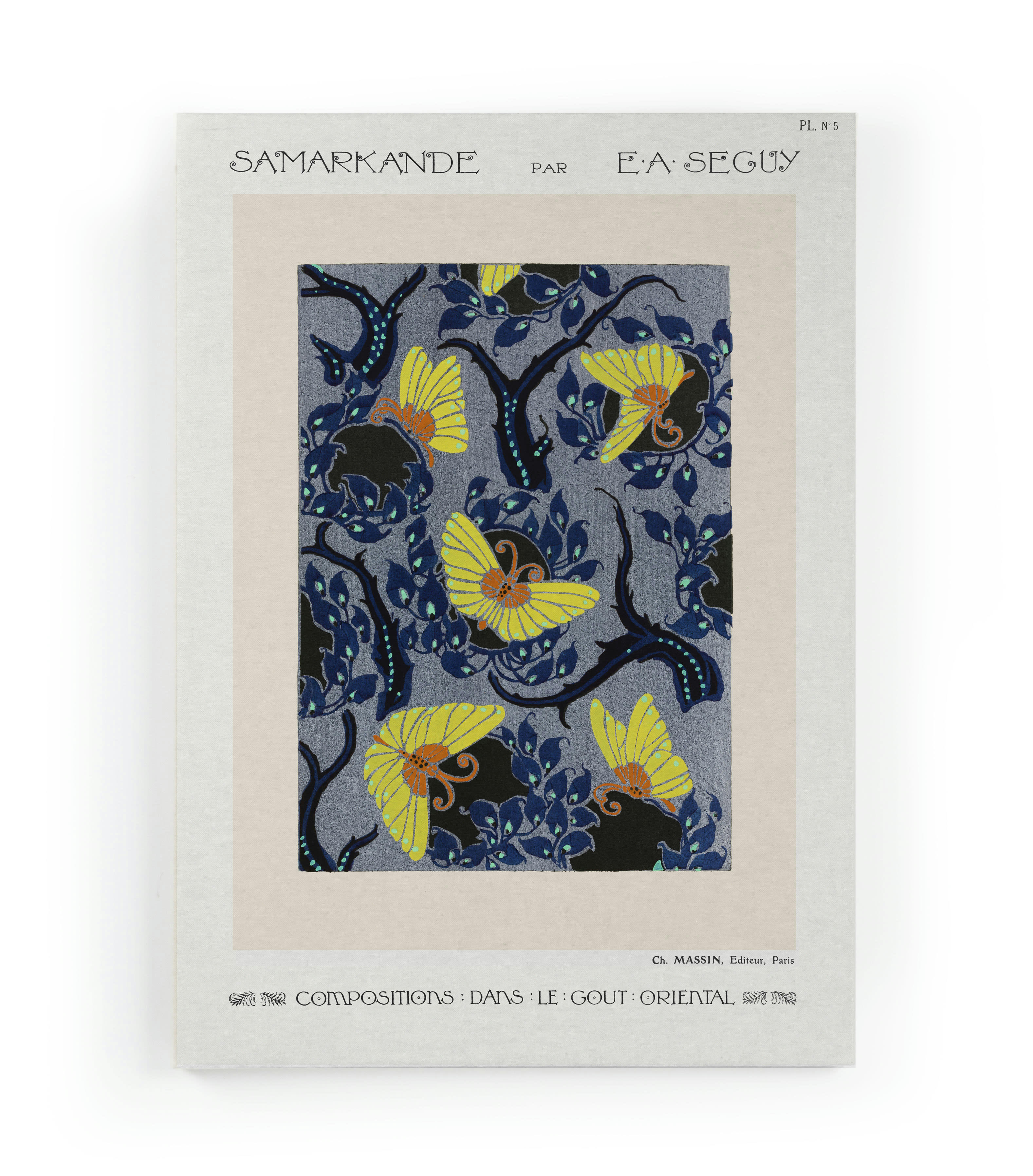 ART NOUVEAU - Peinture sur toile 60x40 imprimé HD Art nouveau