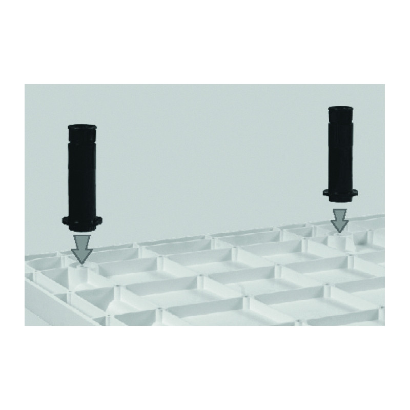 Jeu de pieds de receveur Helion 90 x 90 cm VAN MARCKE GO