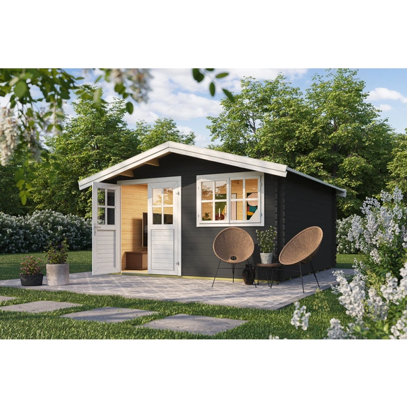 Gartenhaus »Isar«, Holz, BxHxT: 424,2 x 245 x 443 cm (Außenmaße)