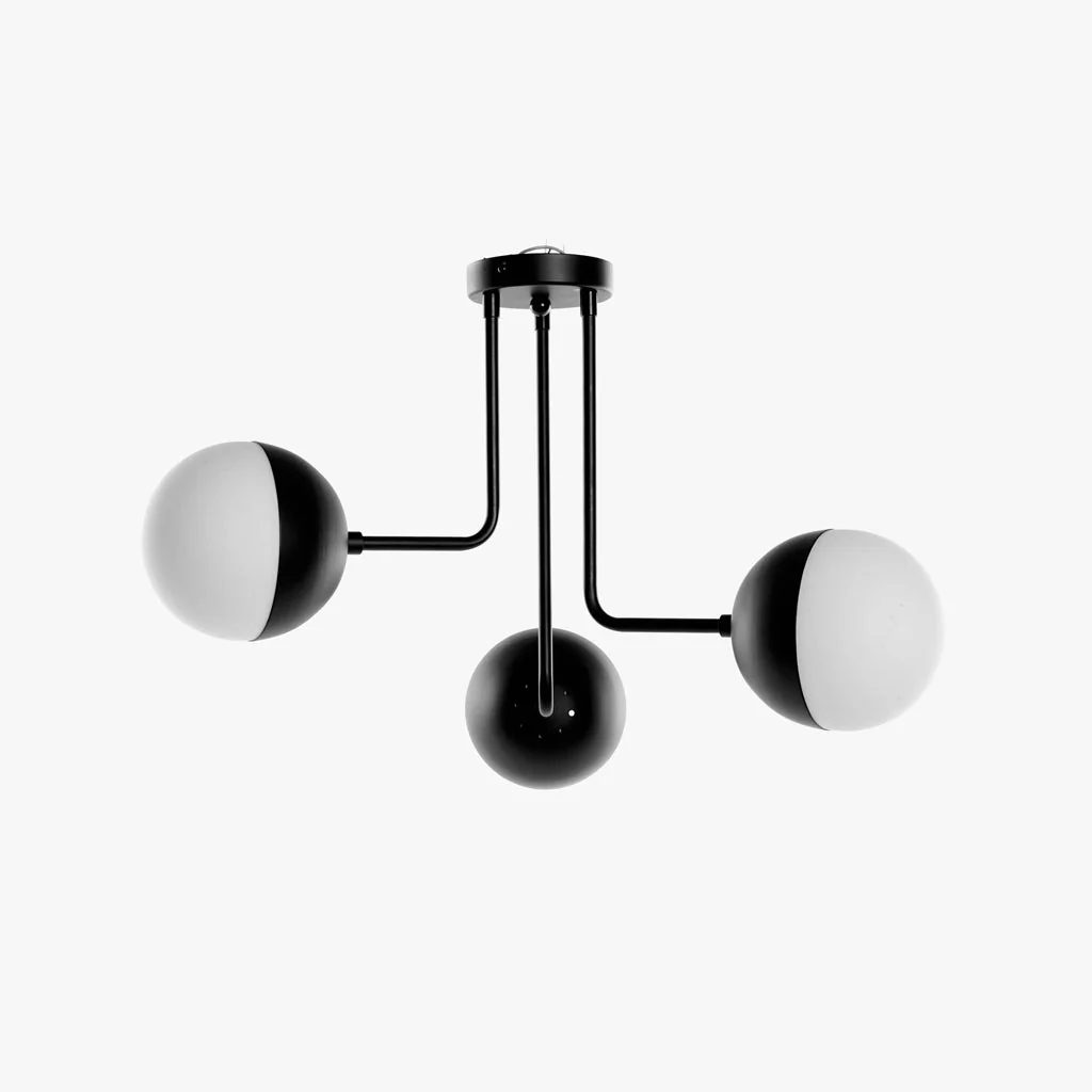 Candeeiro de Teto Esferas Preto AXIS