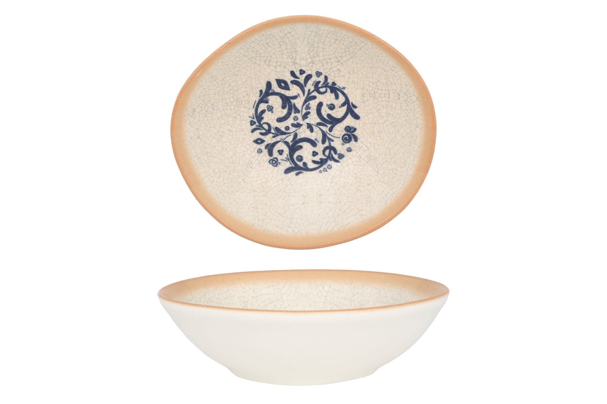 Bonna Kommetje - Viento - Porselein - 16 cm (400cc) - set van 6