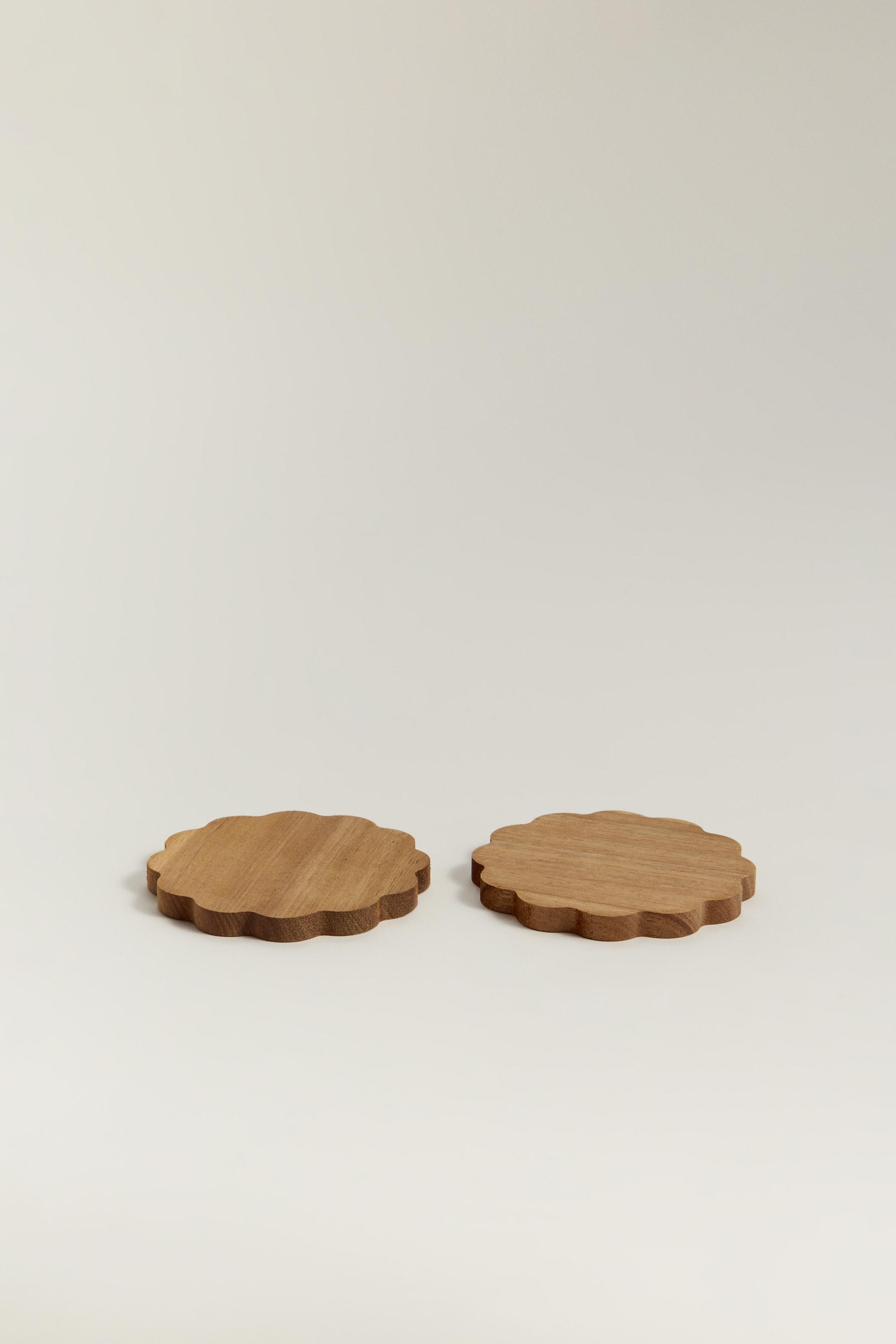Pack 2 posavasos flor