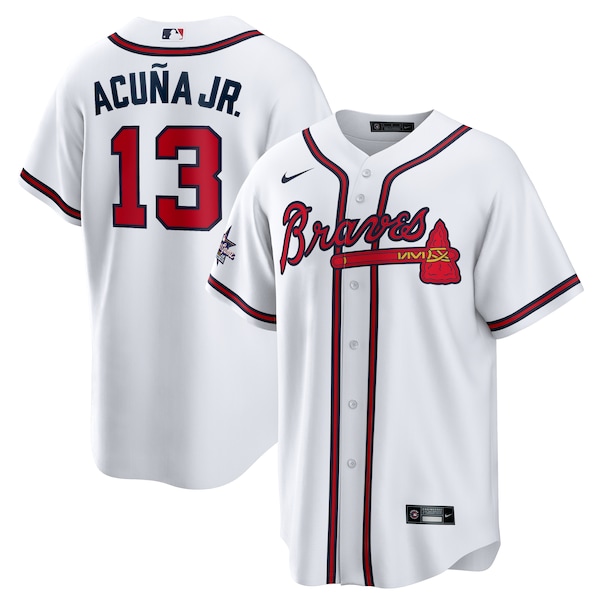 Ronald Acuña Jr. Atlanta Braves Nike Youth 2025 MLB All-Star Game Home Replica Player Jersey - White
