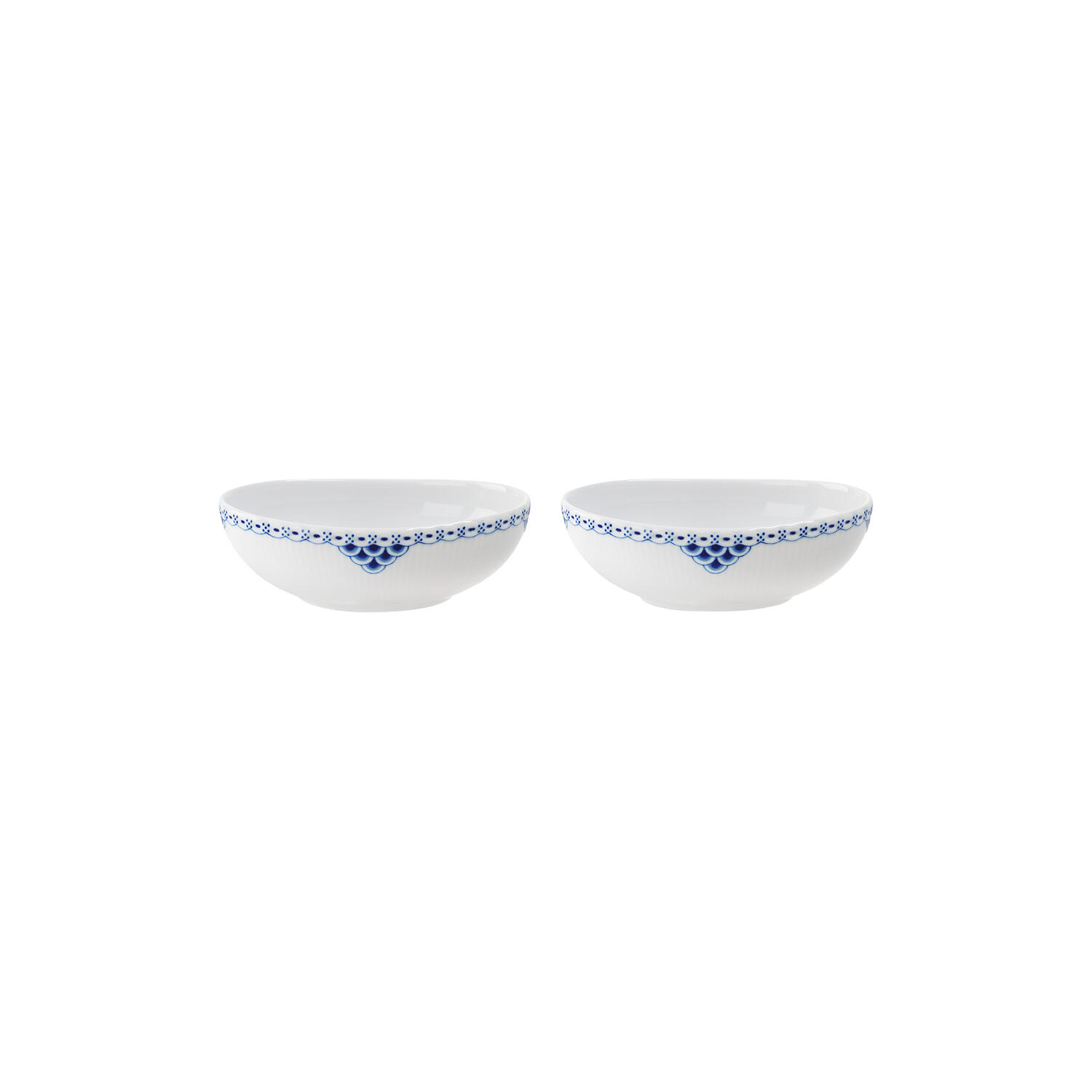 Prinsesse oval sk&aring;l 37 cl, 2 stk