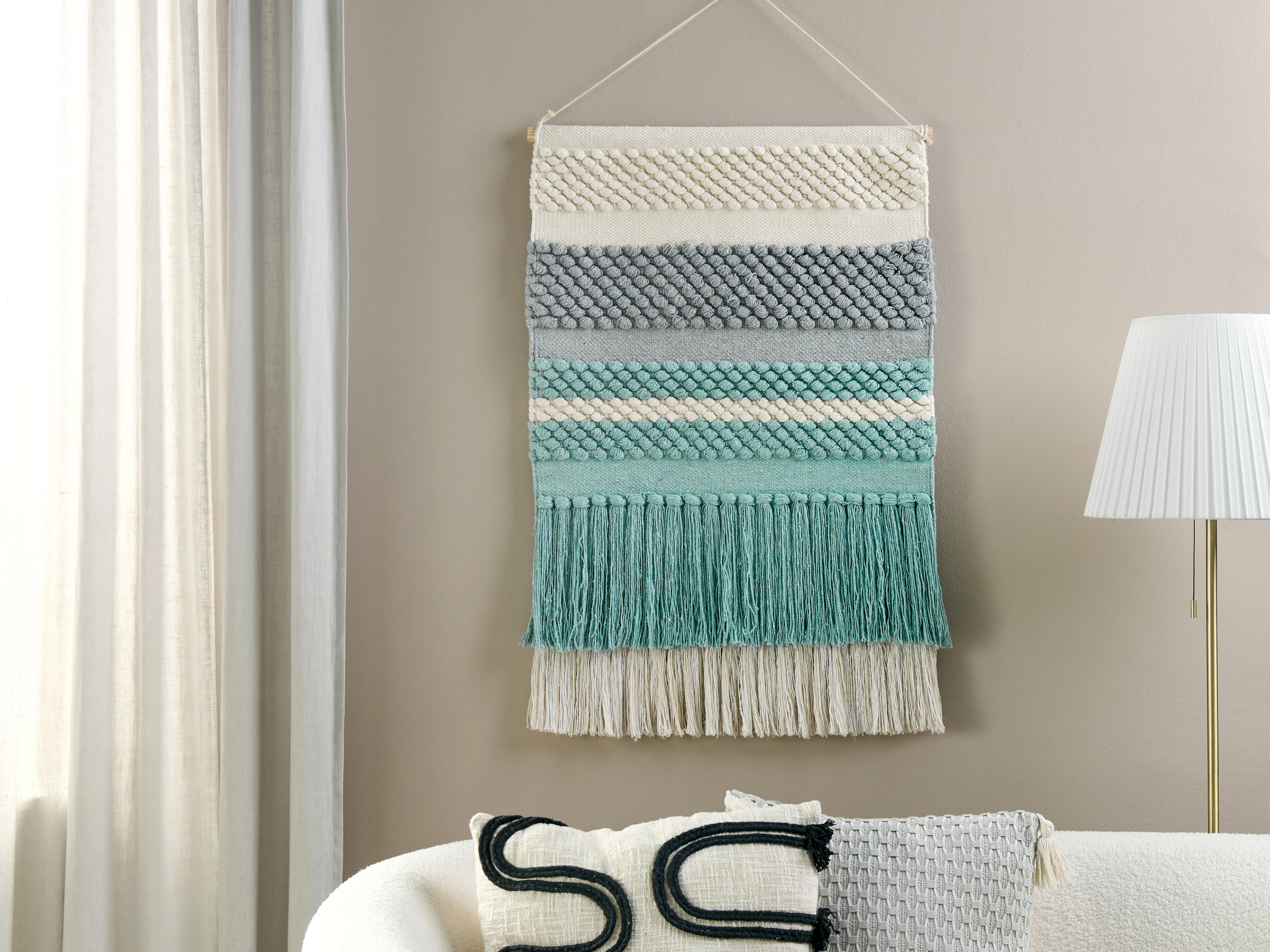 Fabric Wall Hanging PARIKO Cotton 105 cm Green