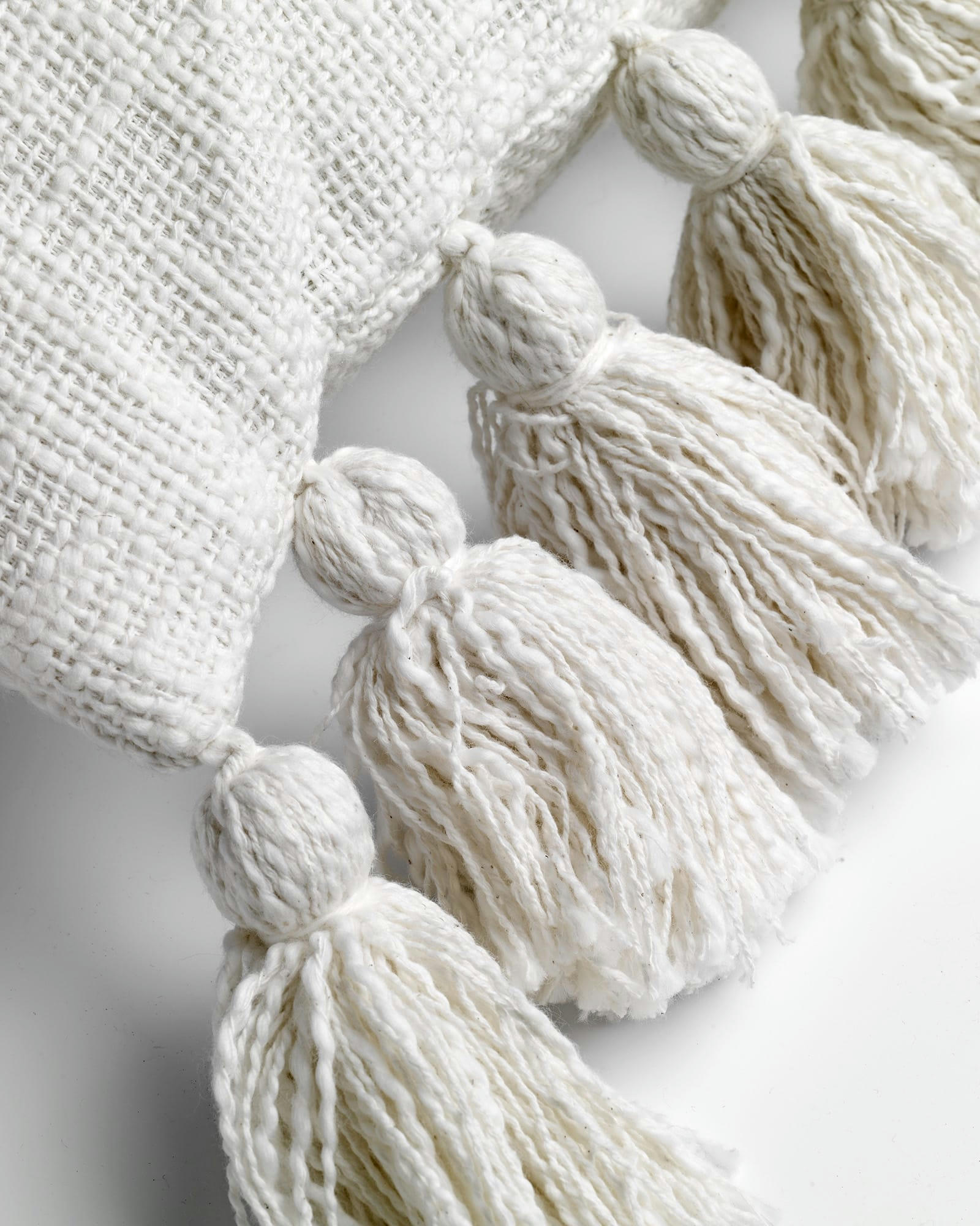 RUBY - Coussin - blanc en coton 45x45 cm uni