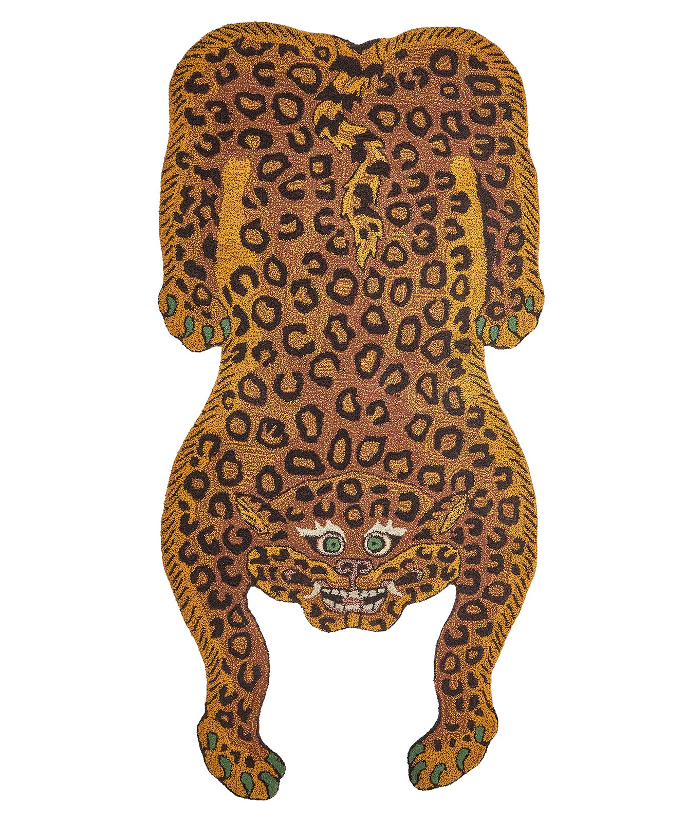 Doing Goods Heritage Tatsu Luipaard Vloerkleed - 181 x 88 x 2cm - 100% wol