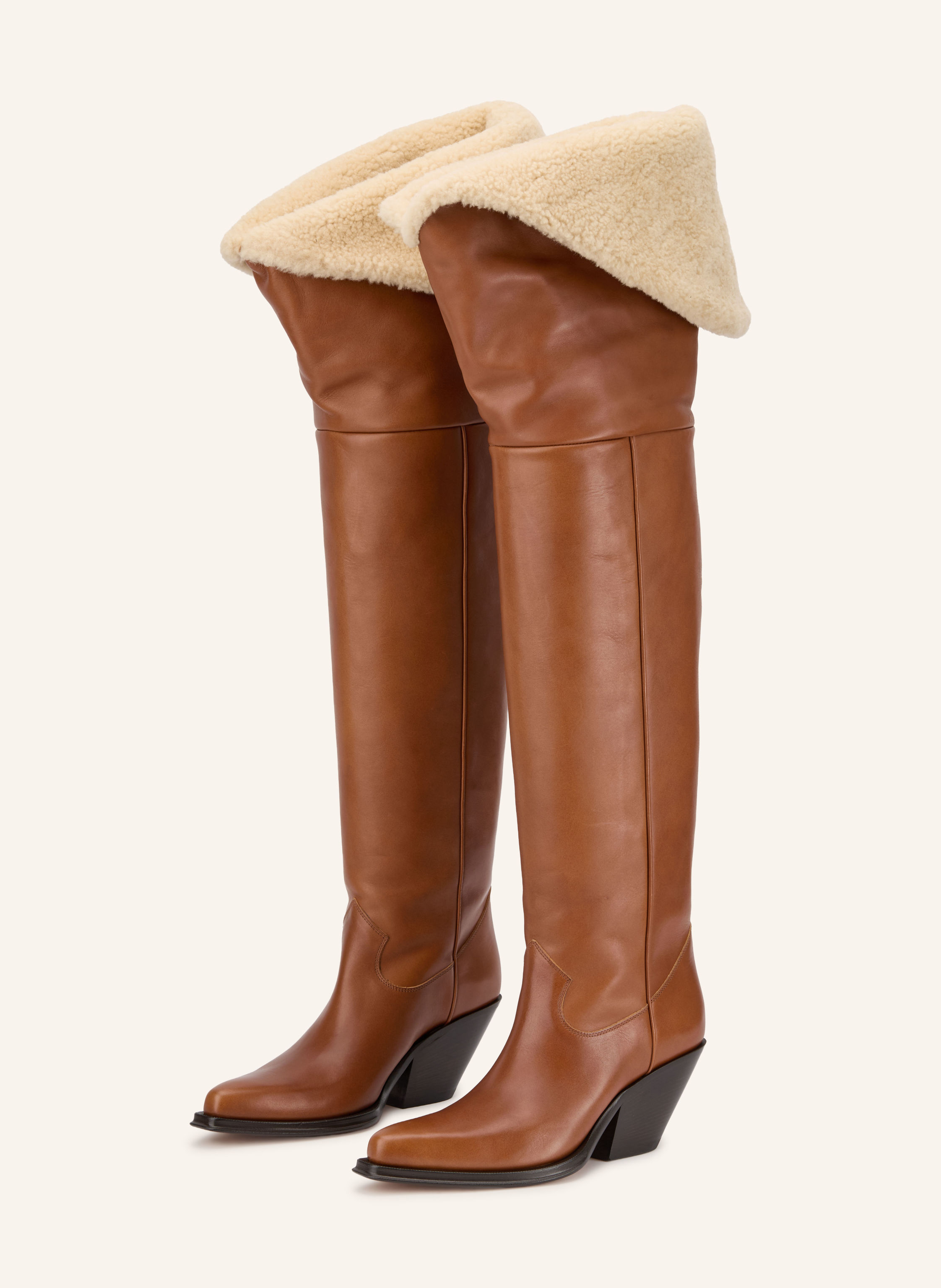 Chloé Overknee-Stiefel