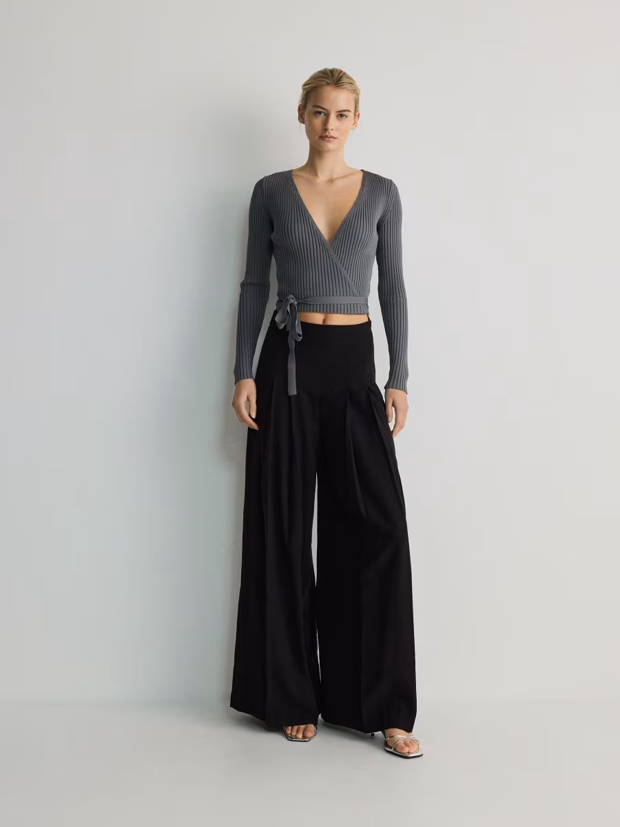 Jumper With Tie Detail