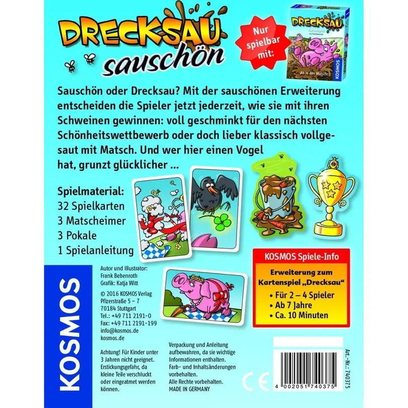 Kartenspiel Drecksau Sauschön