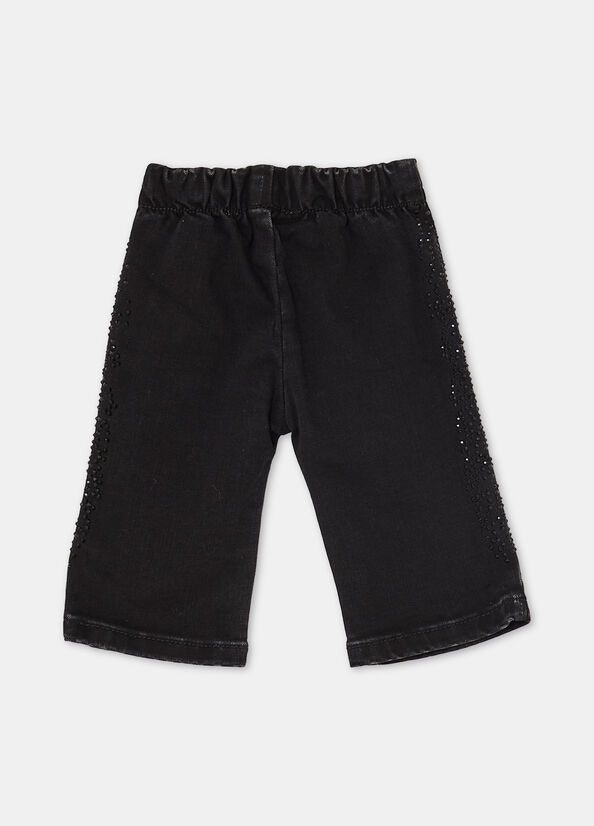 Pantaloni con strass