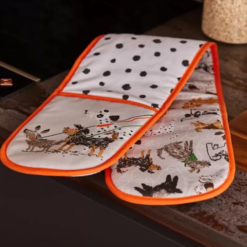 Ulster Weavers Double Oven Glove Dog Days | 88 x 18cm
