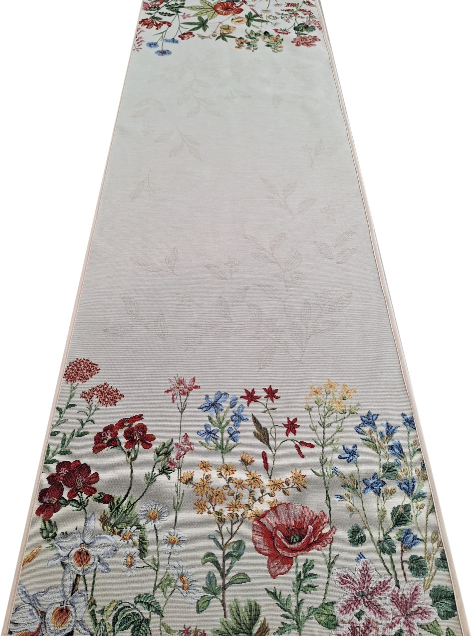 Bieżnik Na Stół 47X140 Cm Dekoracyjny Ozdobny Polne Melodie