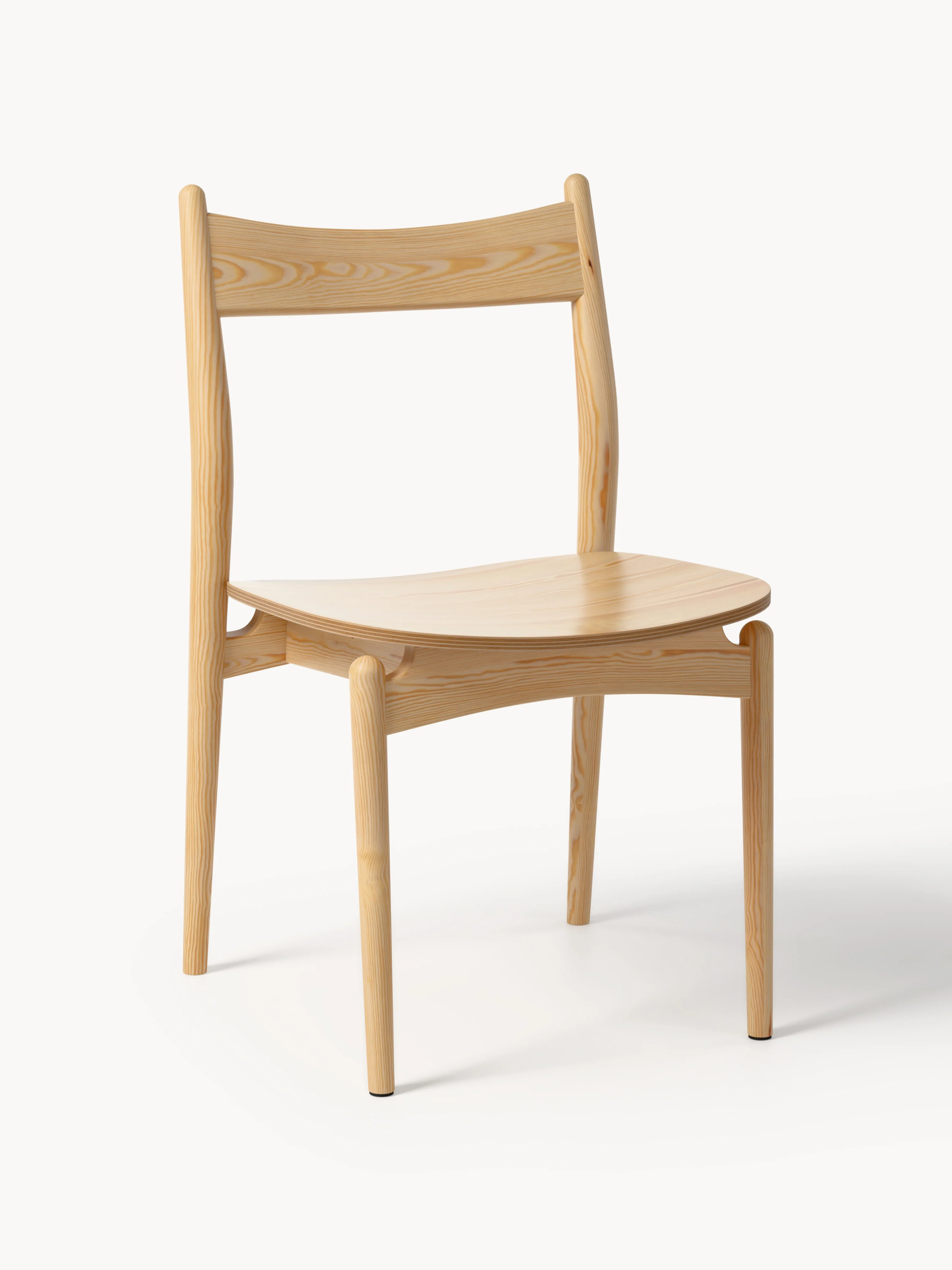 Stuhl Koa aus Eschenholz
