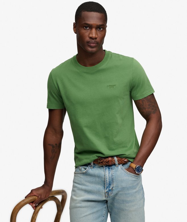 Essential Stacked Logo Embroidered T-shirt
