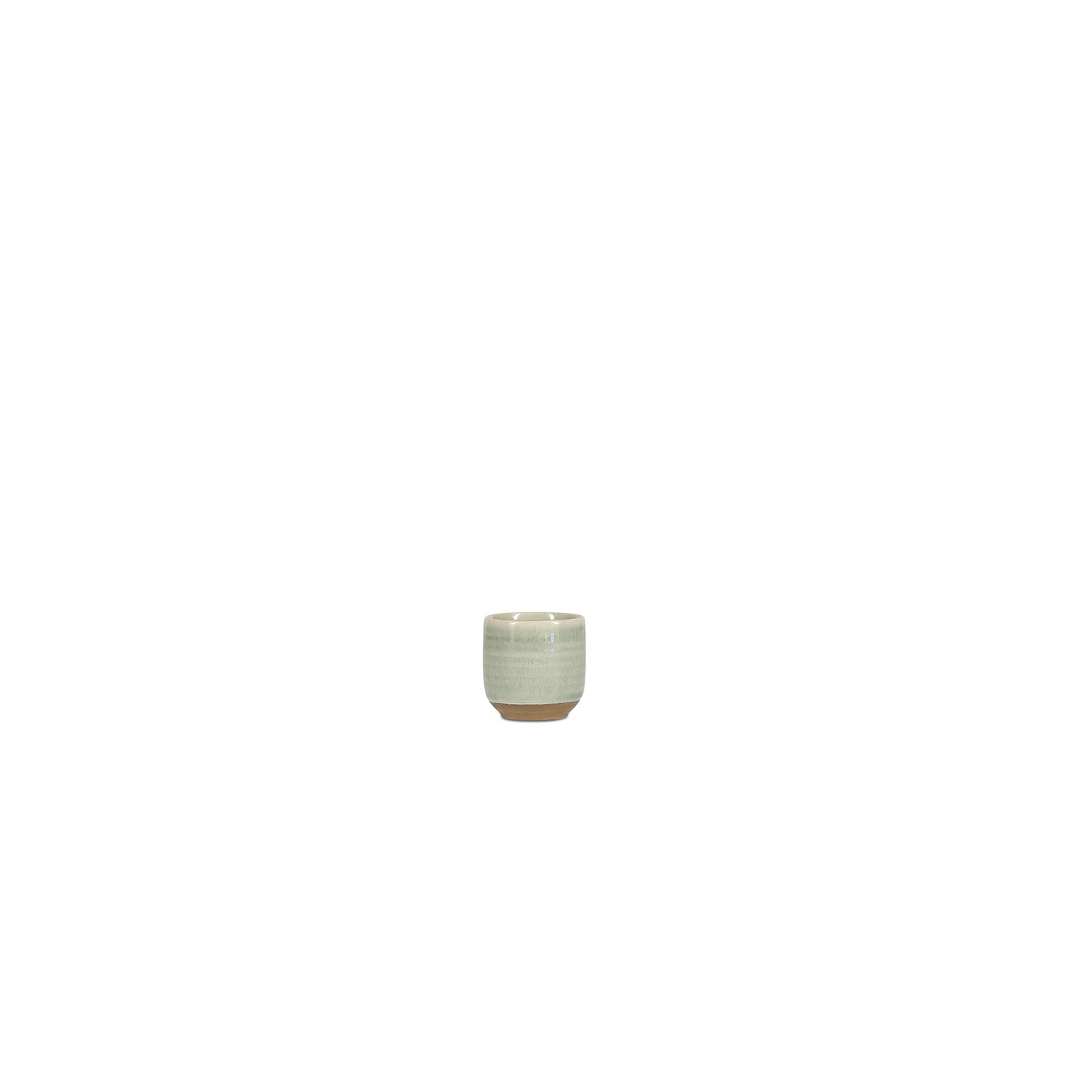 Salt & Pepper - Eierdop 5xH5cm groen Cameo - Set van 4