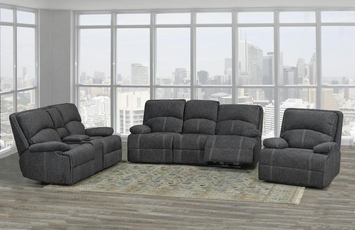 Brassex Caera Recliner Chair, Grey