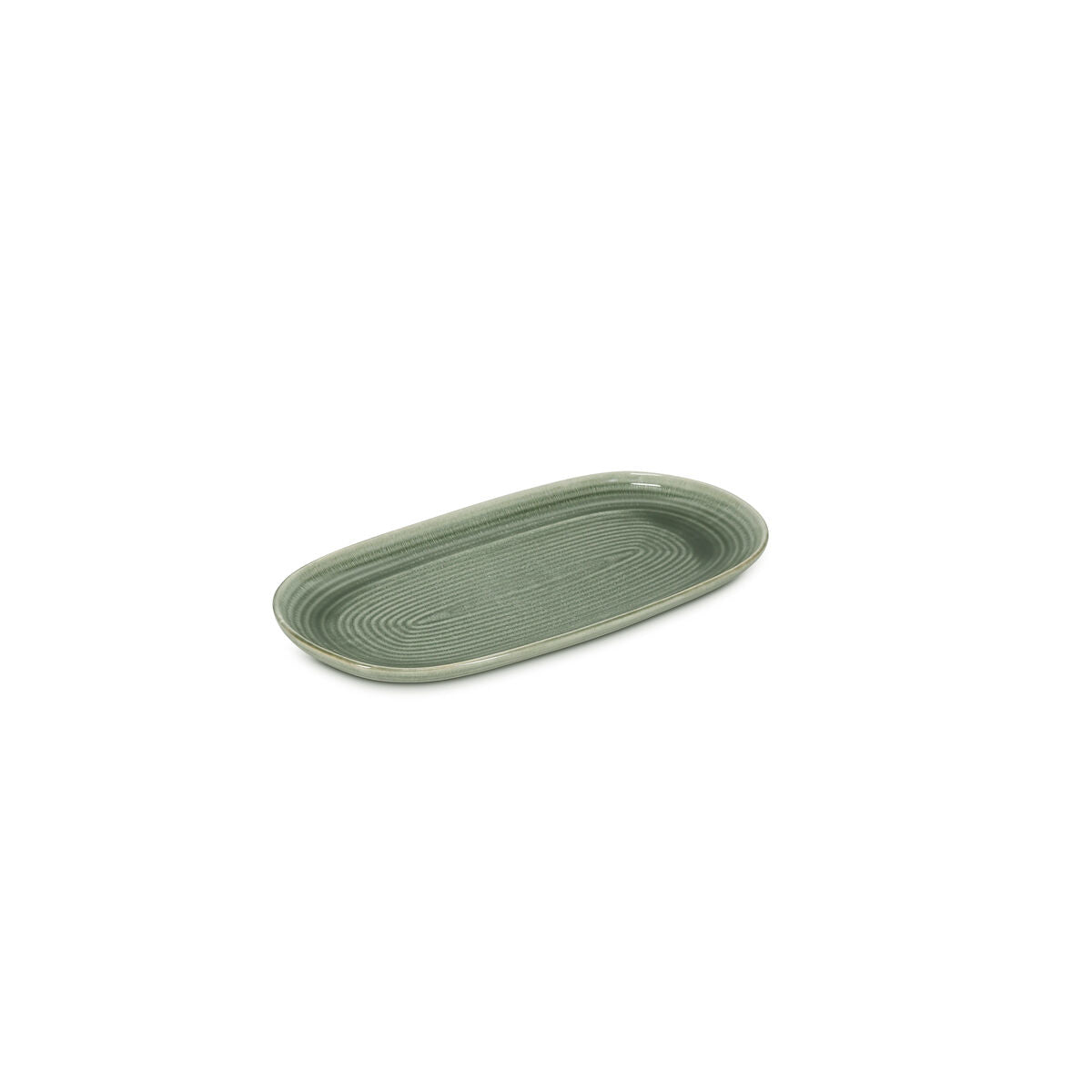 Salt & Pepper - Serveerschaal 33,5x18cm groen Cameo - Set van 2