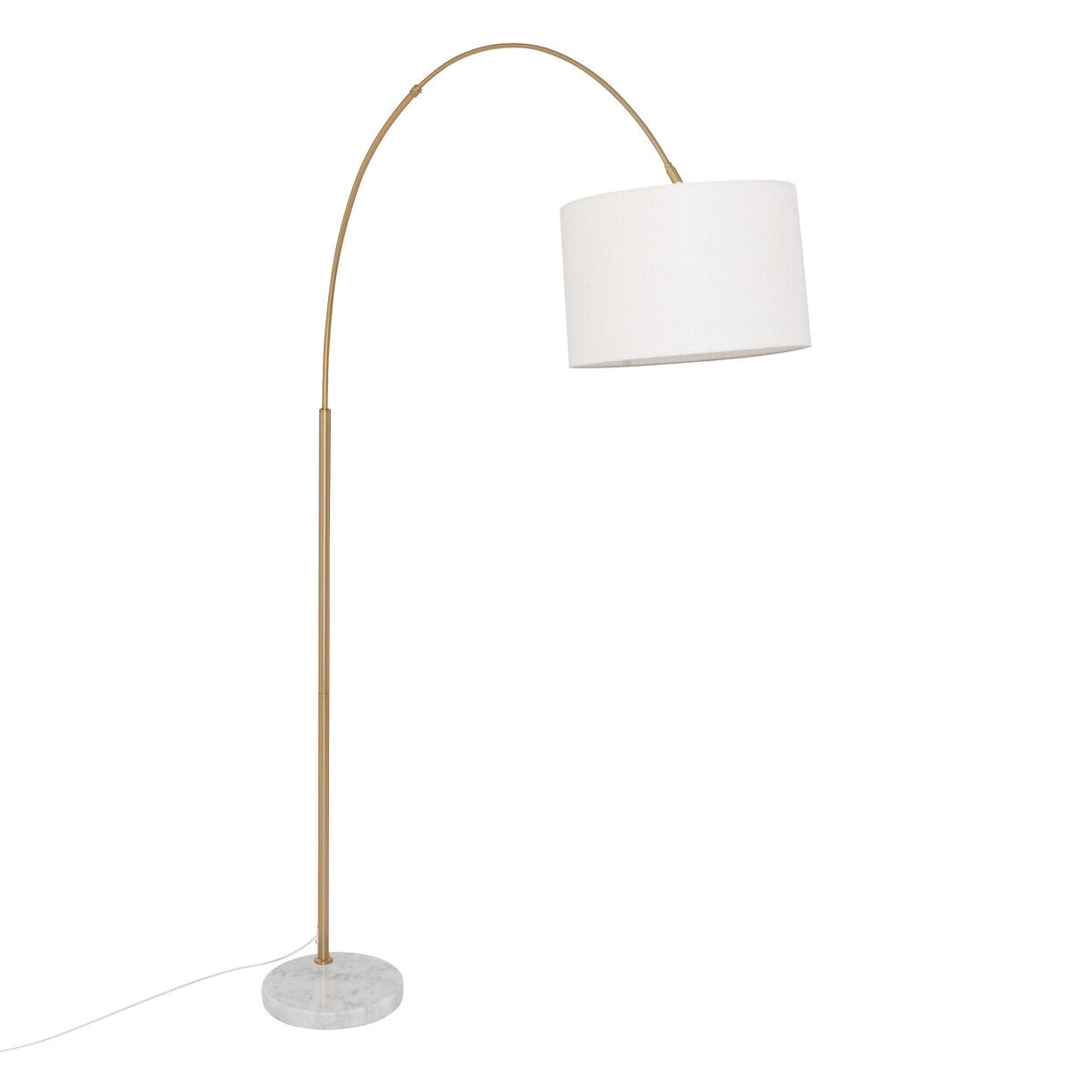Candeeiro de pé TILIO 195cm dourado em metal