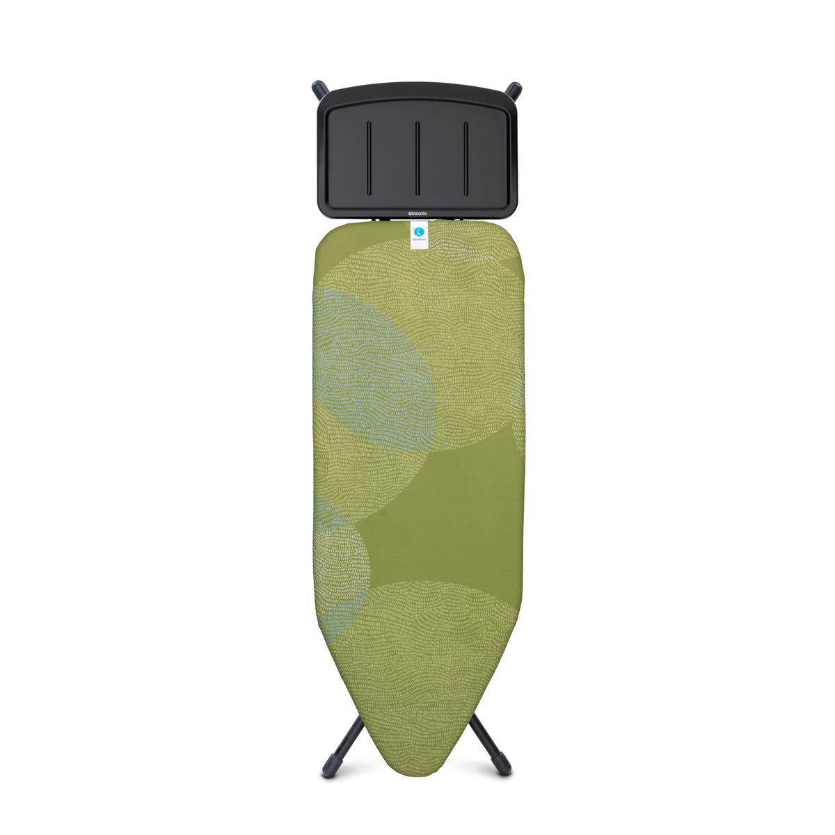 Brabantia Strijkplank C, 124x45 cm, solide stoomunithouder - Calm rustle