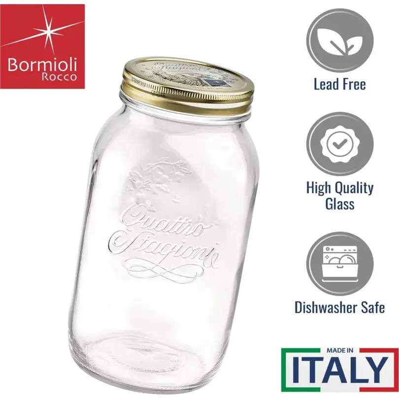 Einmachglas 6er-Set Quattro Stagioni