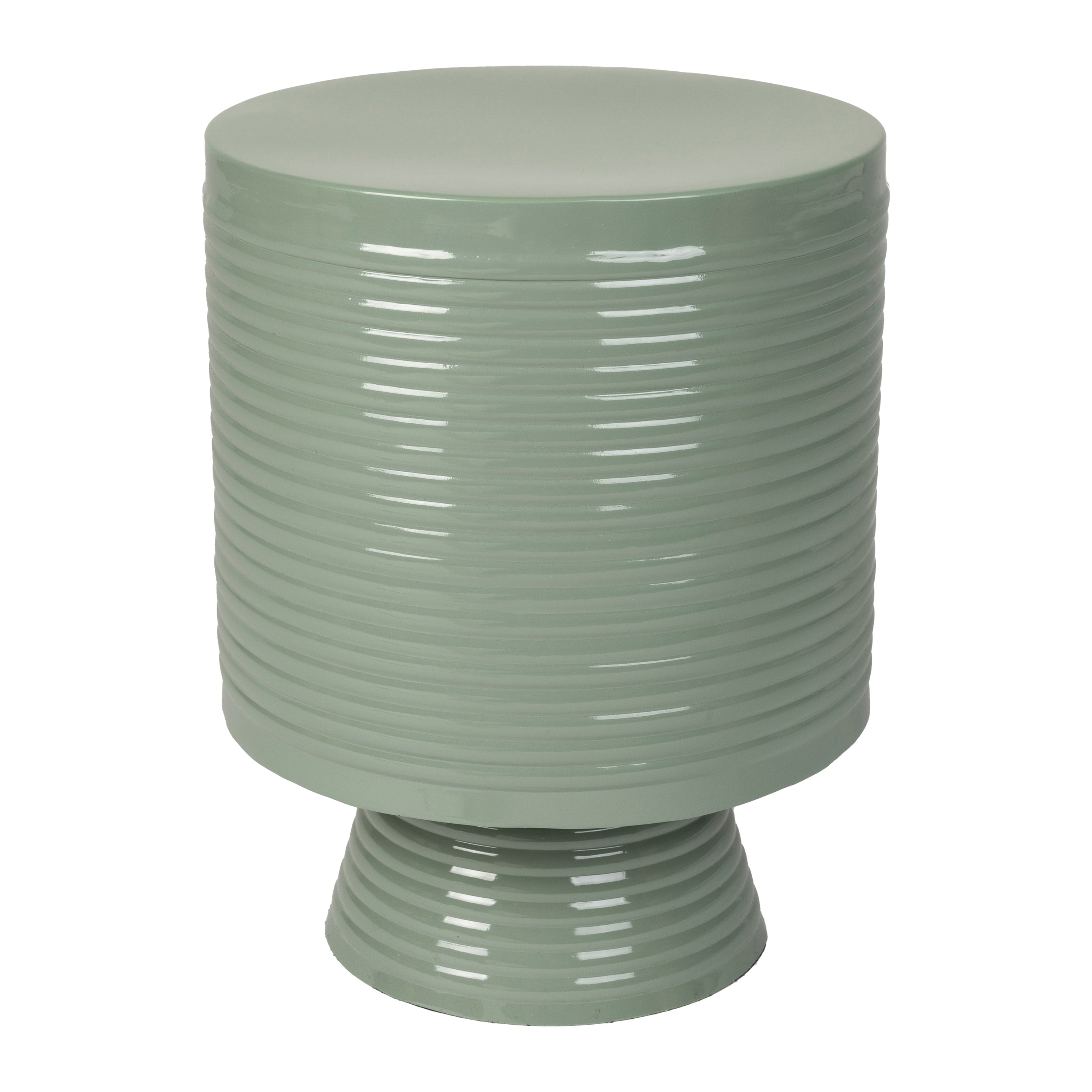 by fonQ Spool Bijzettafel H 46 x Ø 35 cm - Sage