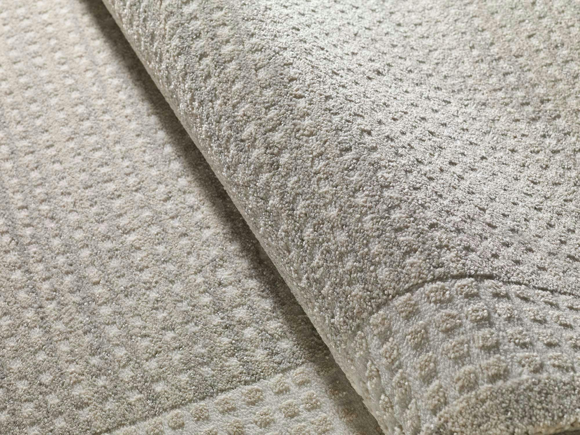 HL-BORDER - Tapis de style abstrait en relief crème, 200X300 cm