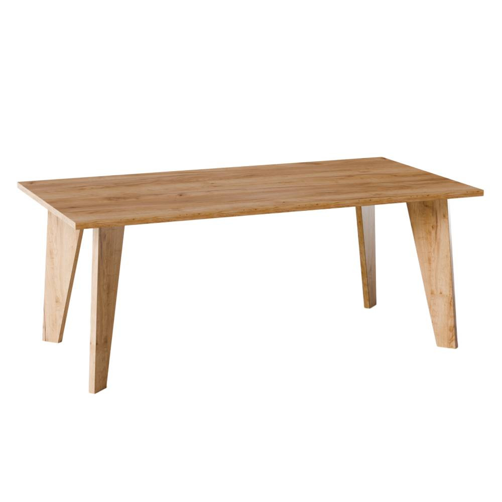 KOLM Stół HOLT 180 x 95 cm do kuchni, salonu, jadalni Dąb Craft
