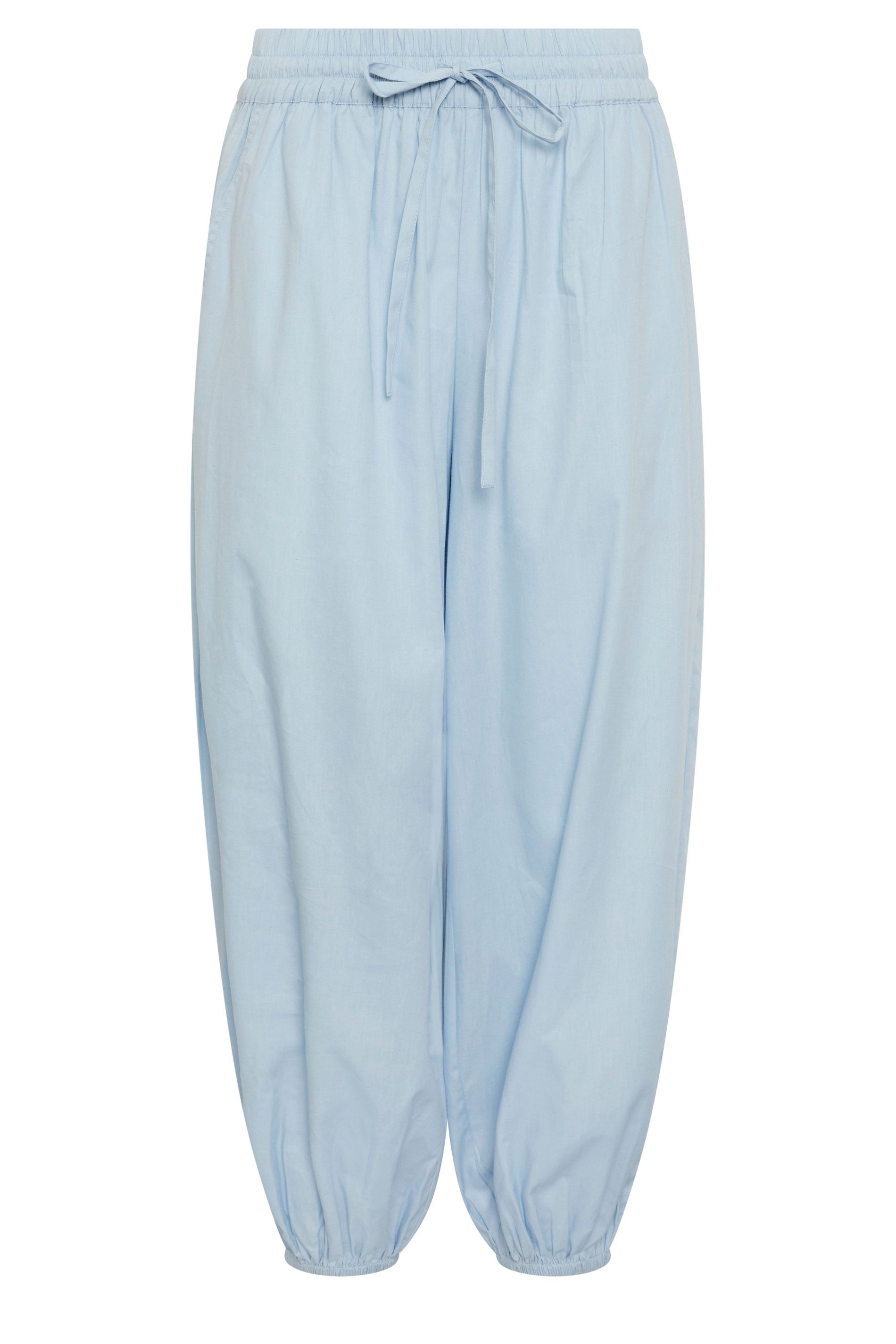 PixieGirl Petite Cotton Poplin Barrel Leg Trousers