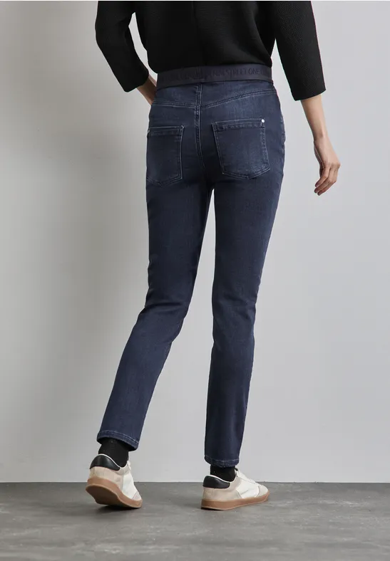 Denim Thermo-Jeggings