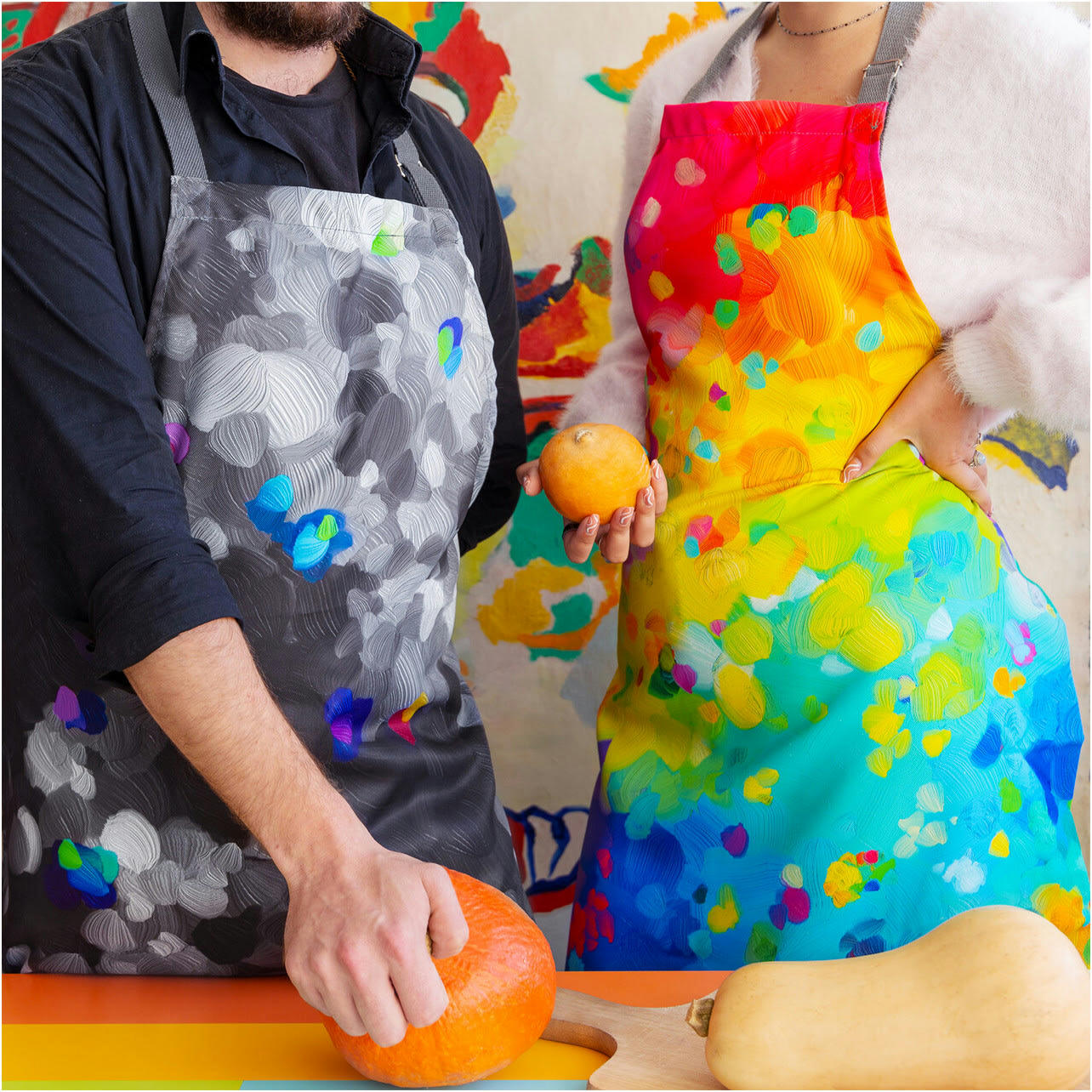 LE GOÛT DES COULEURS - Tablier polyester 85x69,5cm