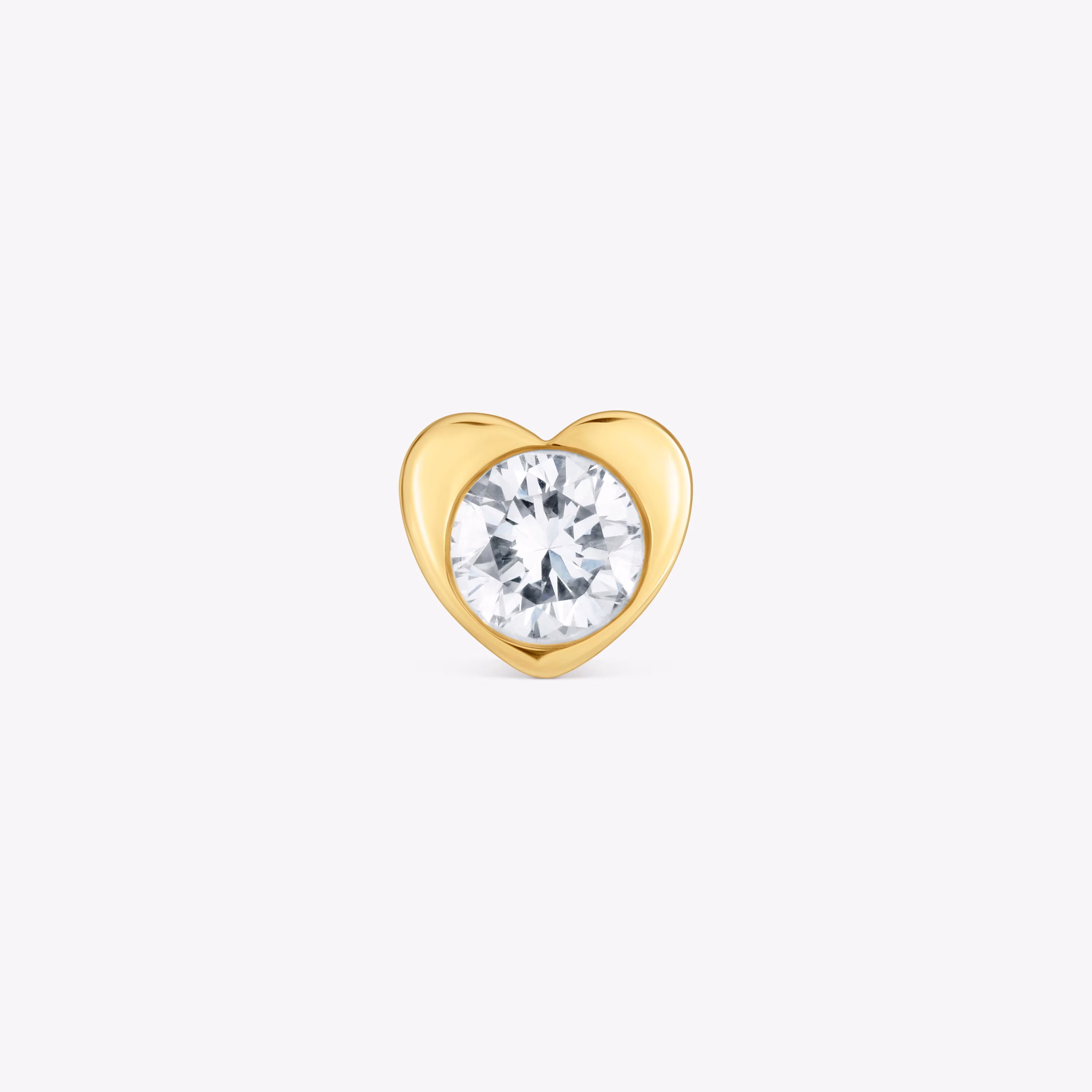 Piercing corazón de oro y diamantes creados en laboratorio TOUS Lili