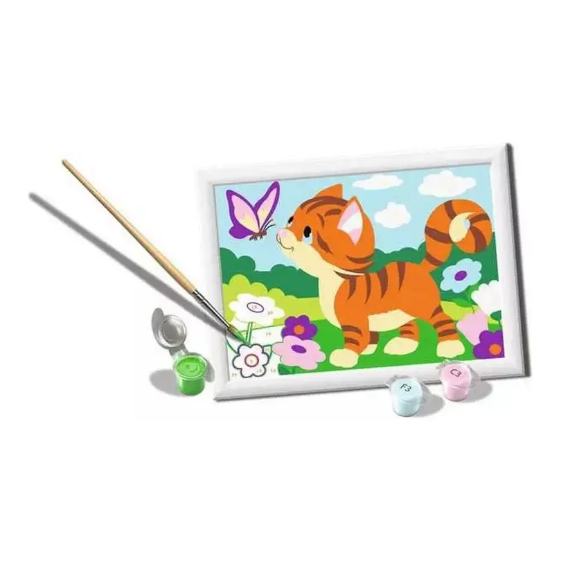 Spielset Katze mit Schmetterling