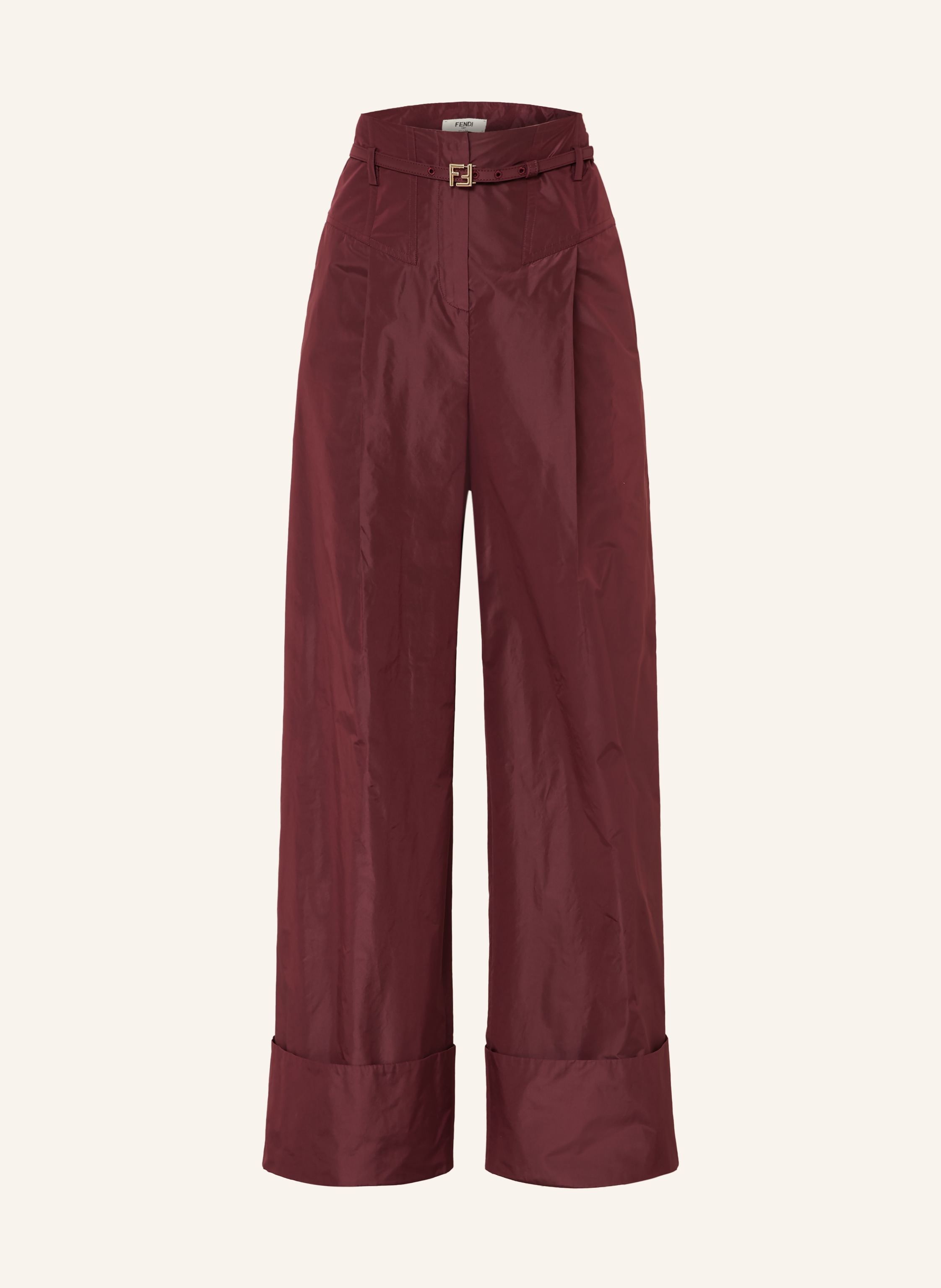 FENDI Merlenehose aus Seide