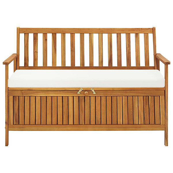 Banc de jardin meuble de patio bois Helloshop26