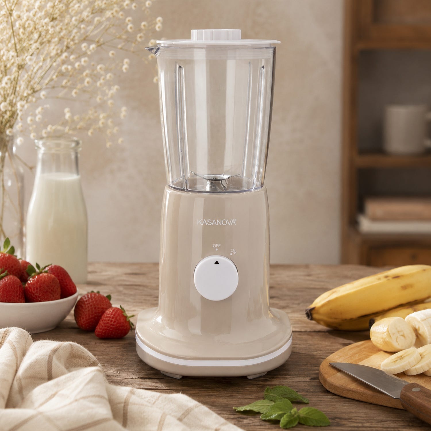 Frullatore con brocca 500 ml 200 W tortora