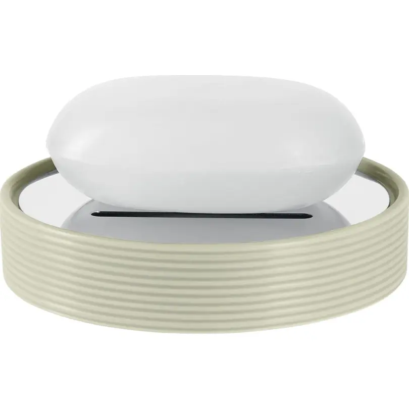 Seifenschale Tube-Ribbed Cement