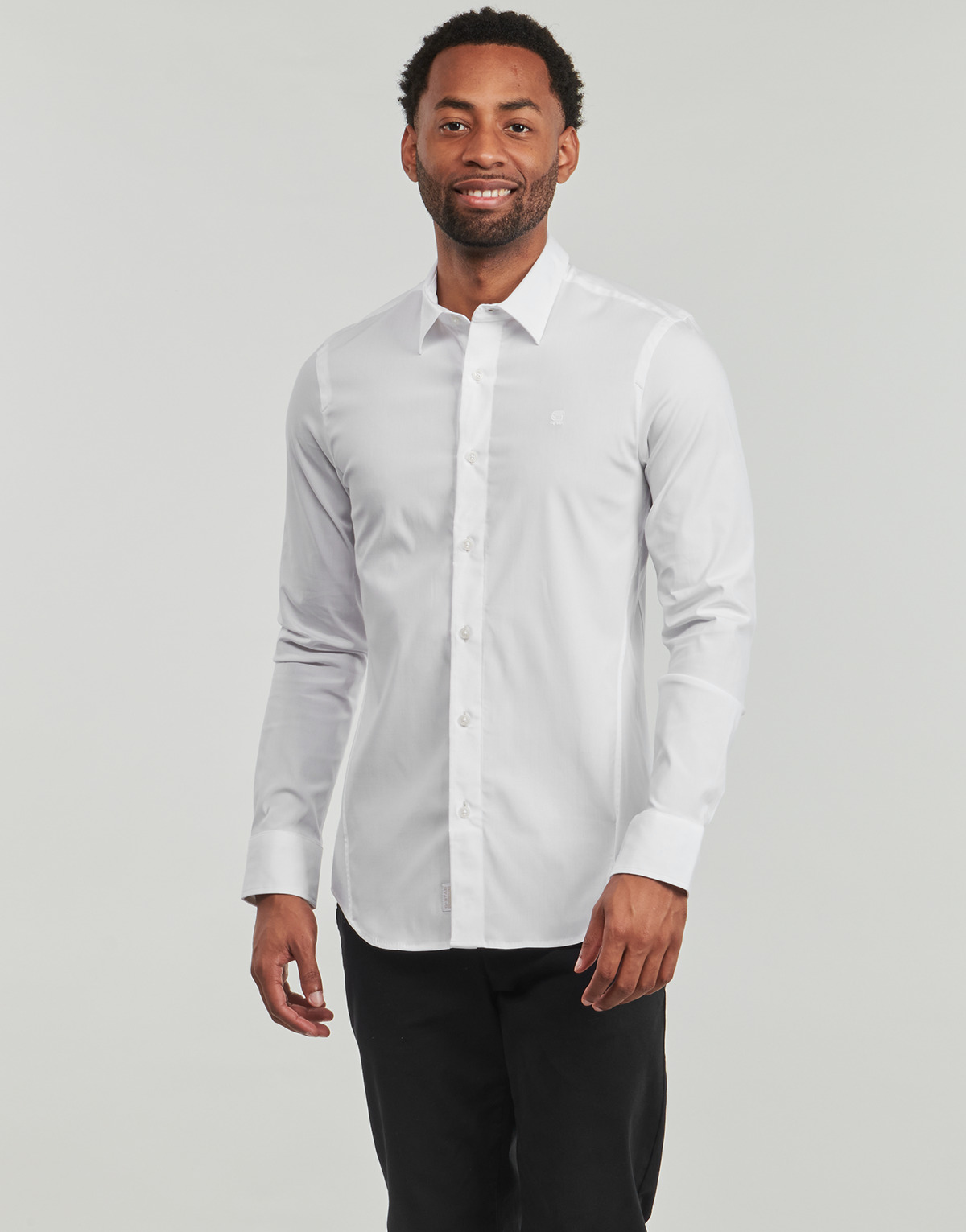 G-Star Raw - UNIFORM SLIM SHIRT LS - White