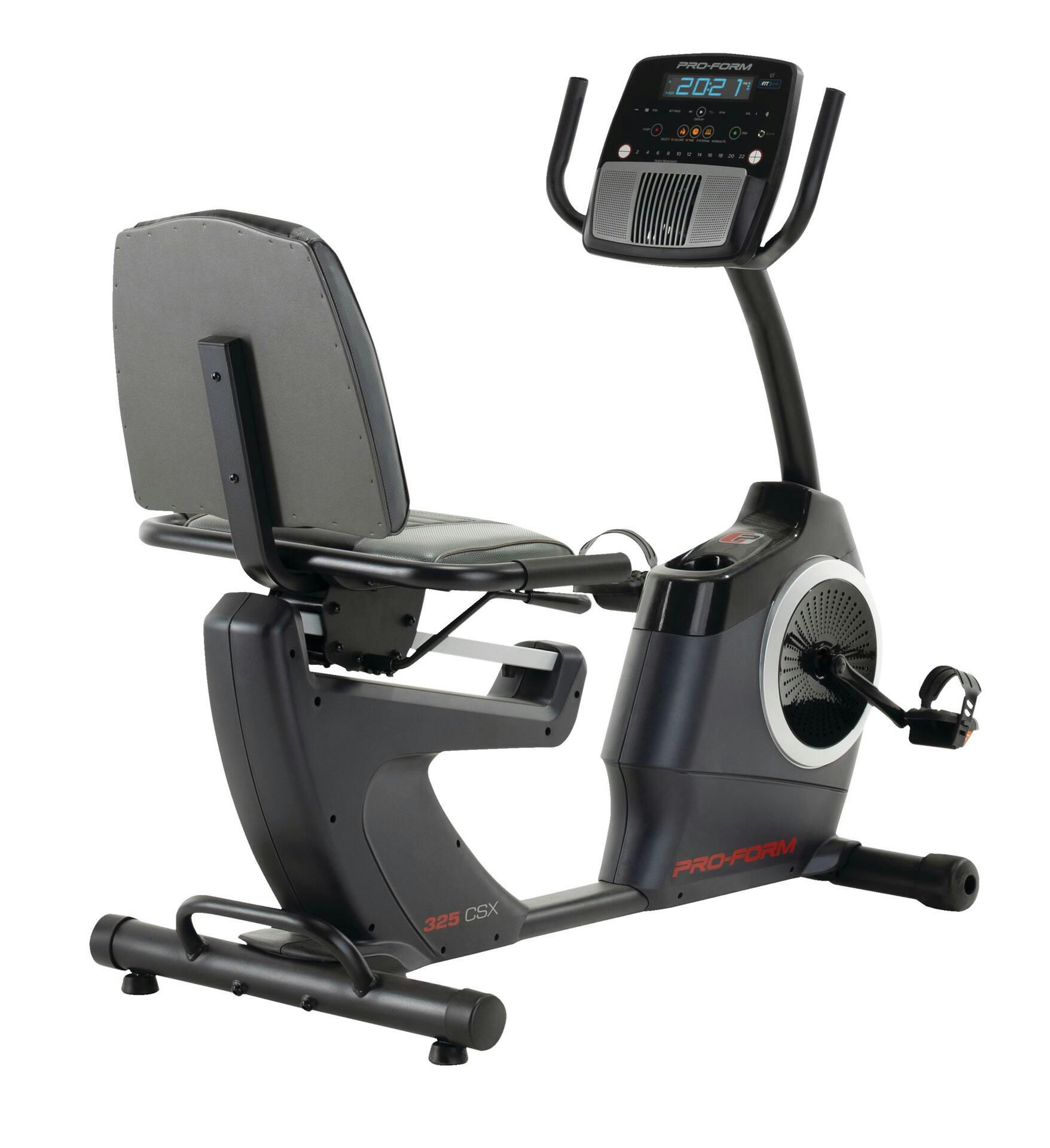 ProForm 325 CSX Recumbent Indoor Cycling Stationary/Exercise Bike - iFit Enabled