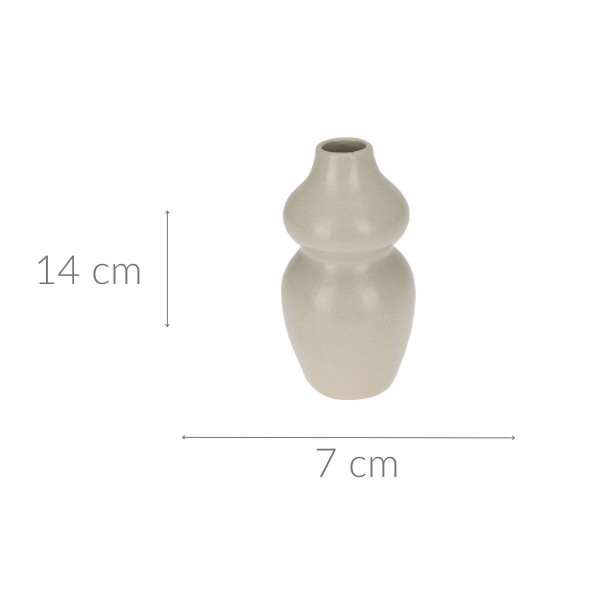 Wazon dekoracyjny z ceramiki, wys. 14 cm