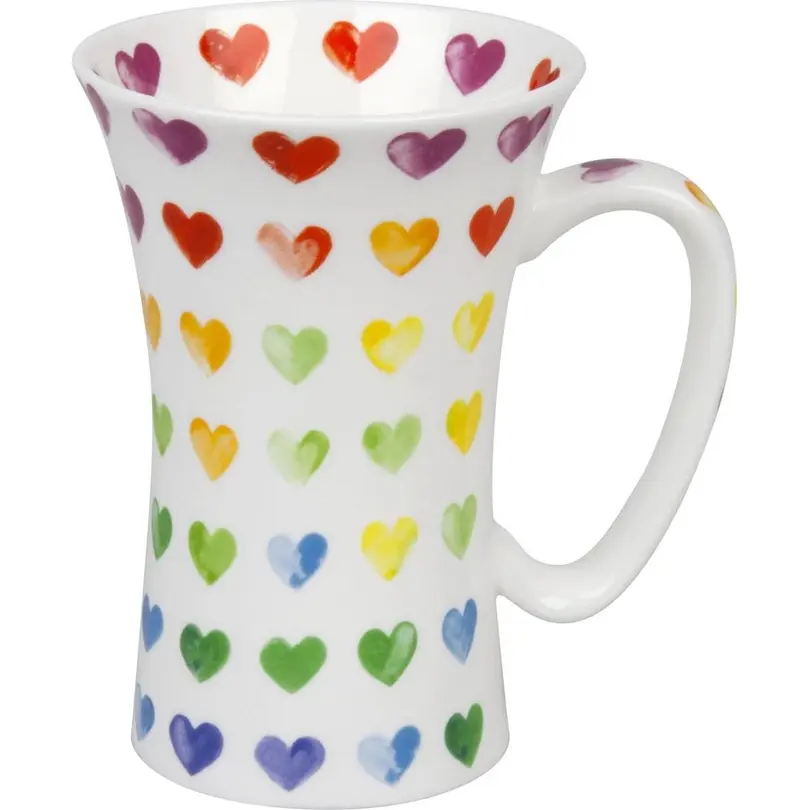 Tasse Colourful cast hearts